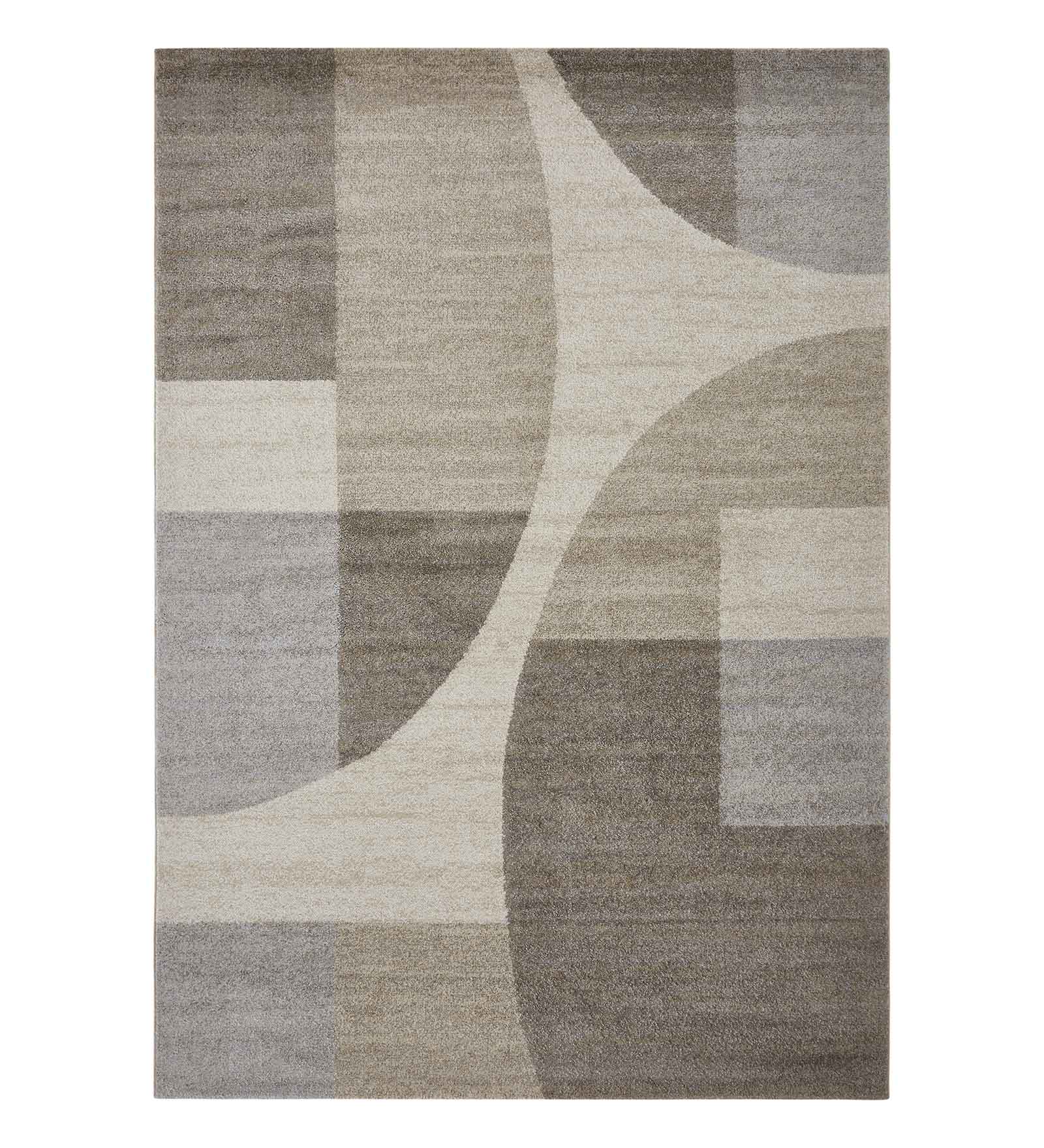 Arizona Geometric Carpet Brown and Cream