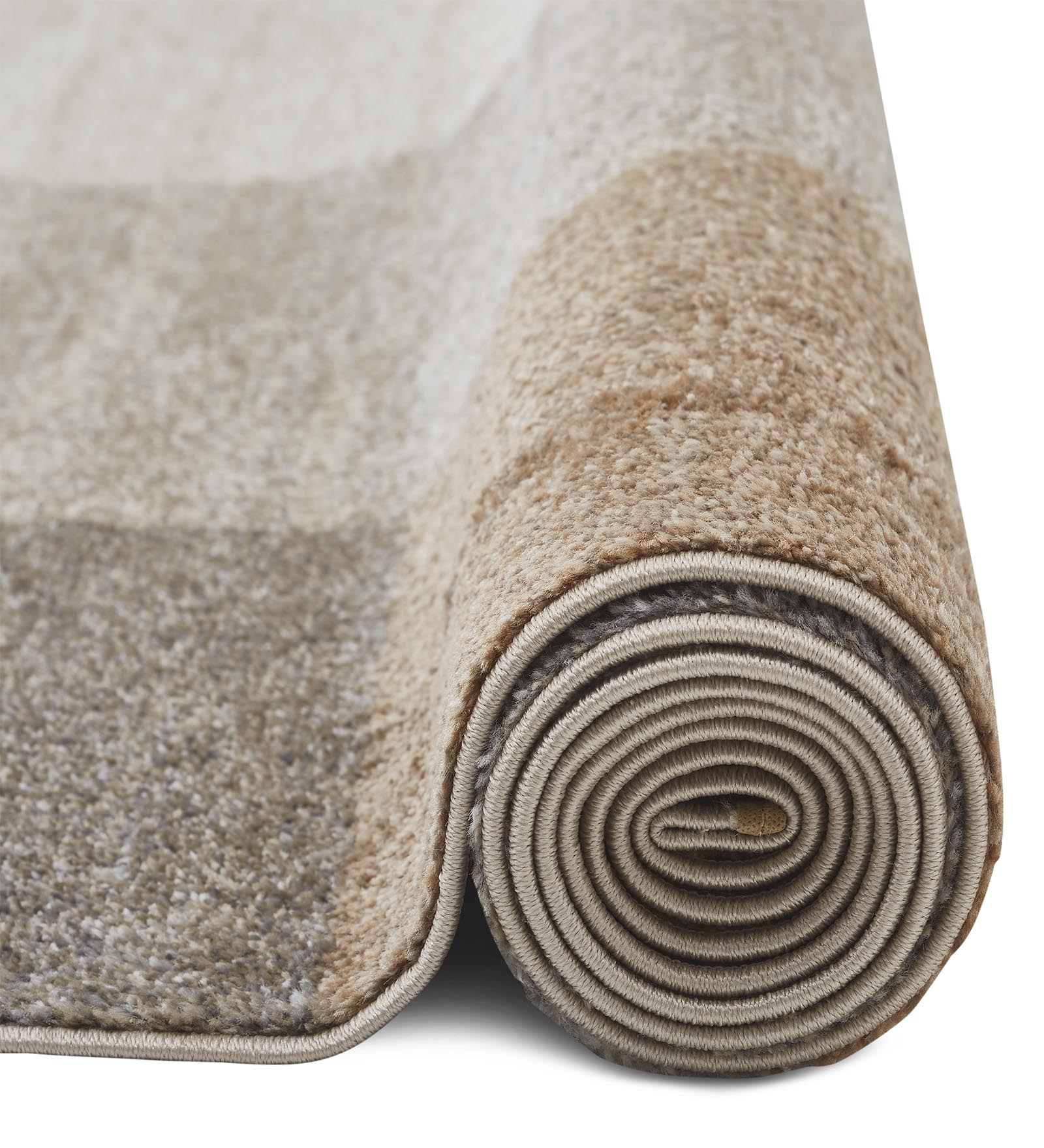 Arizona Geometric Carpet Brown and L.Beige