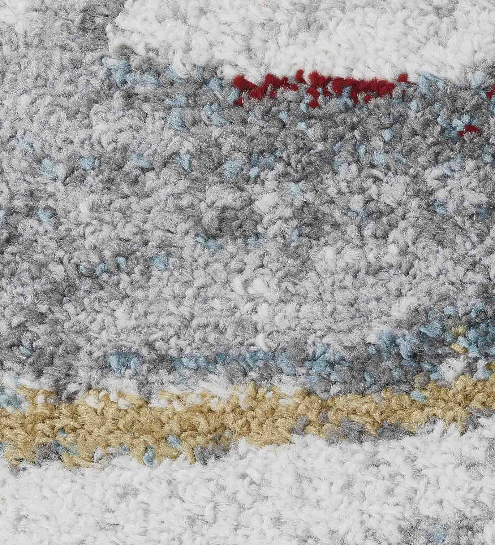 Arizona Abstract Carpet Grey and Teal