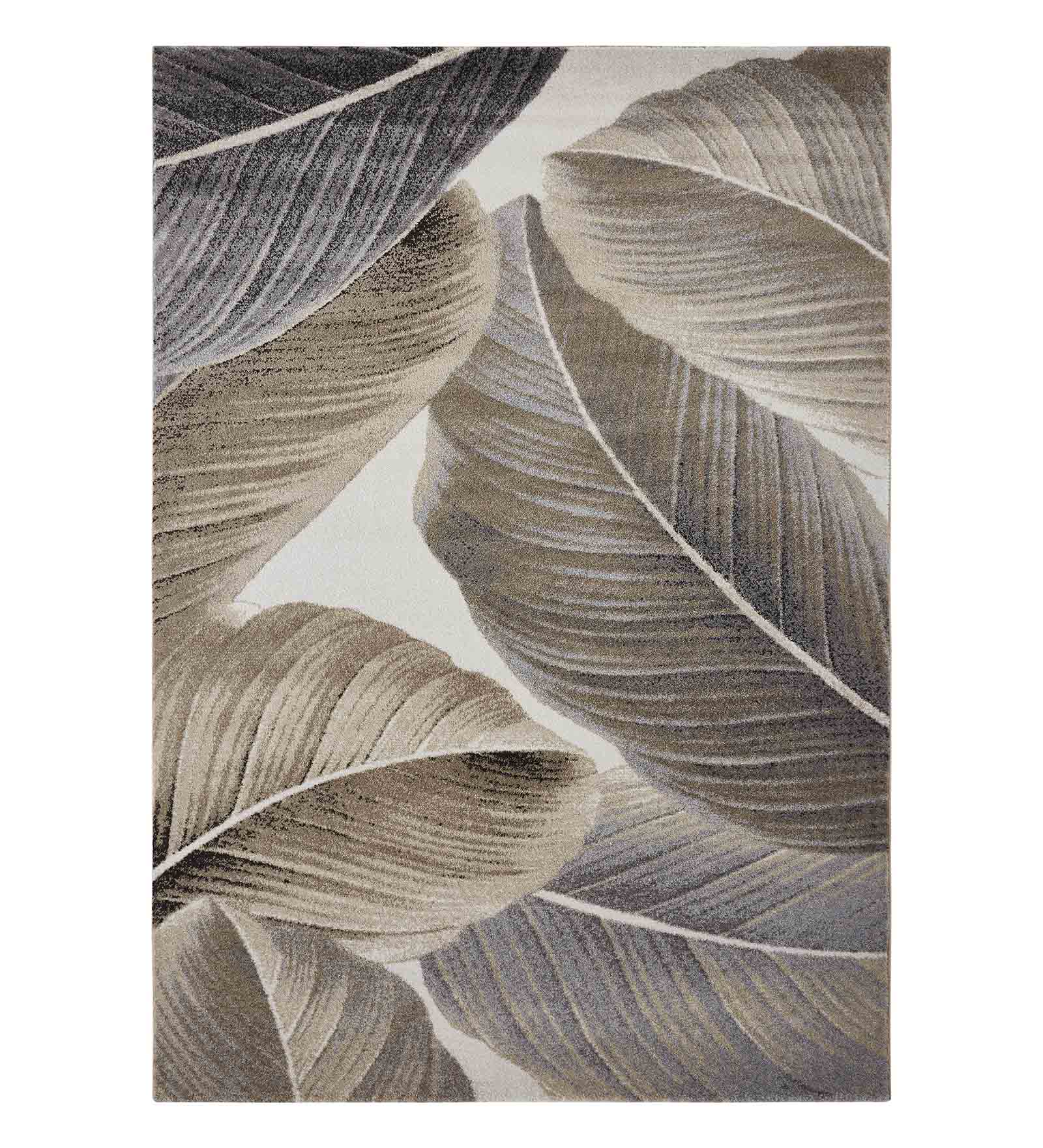 Arizona Floral Carpet Brown and Grey
