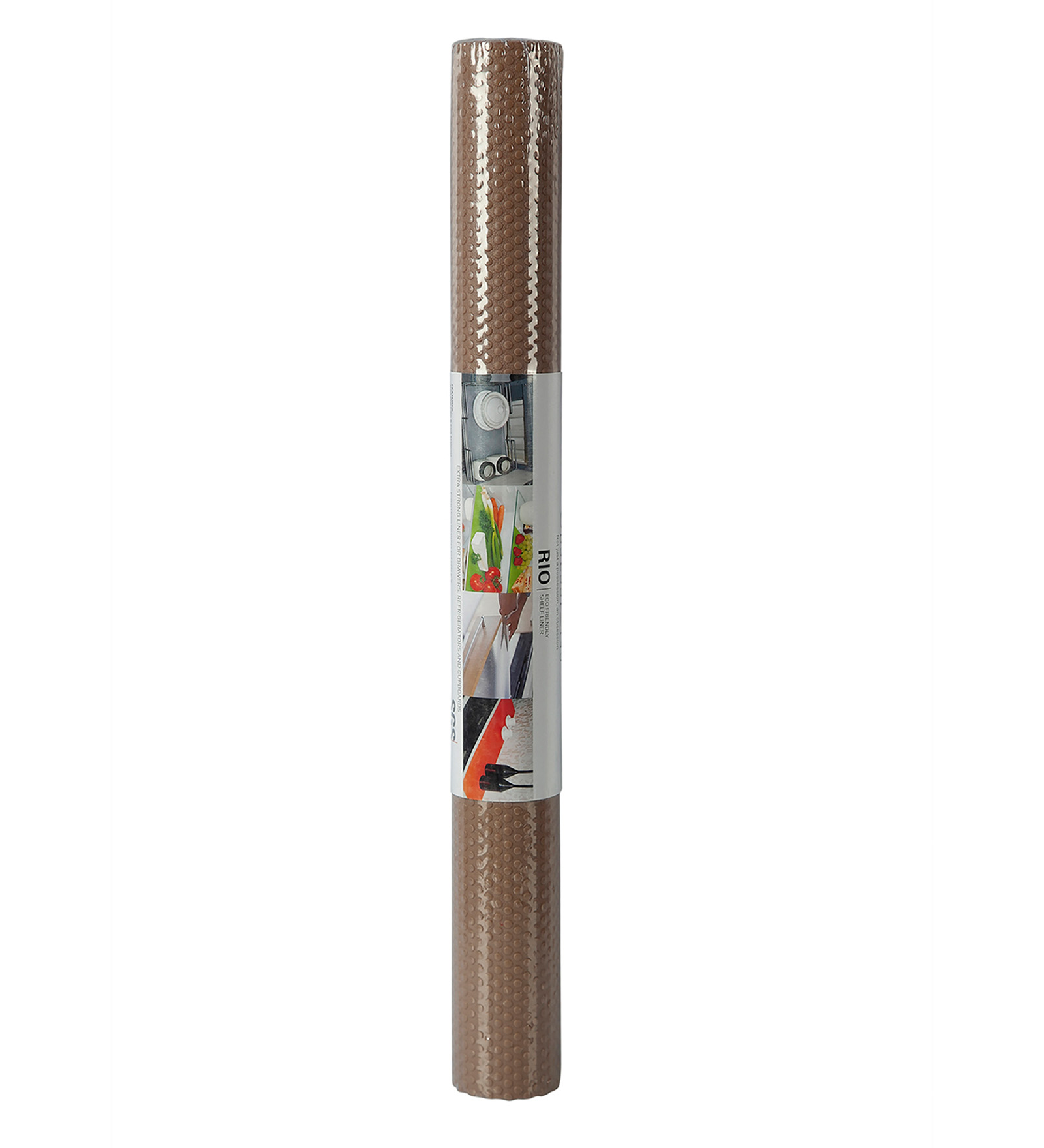 Rio PVC Shelf Liner Chocolate