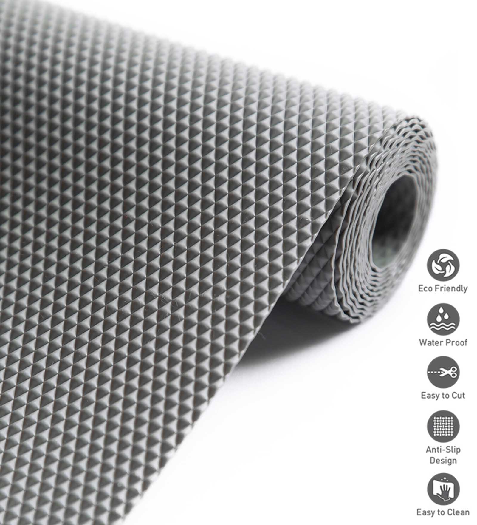 Rio PVC Shelf Liner Grey
