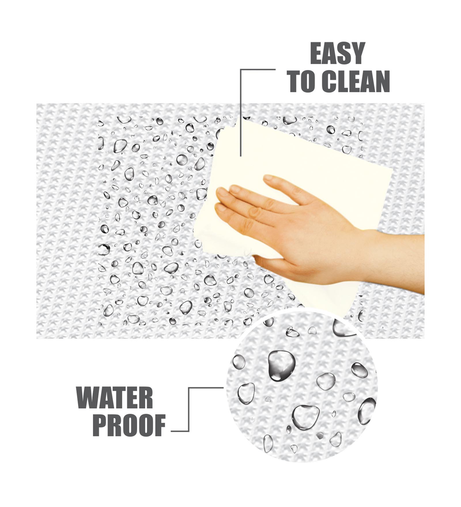 Rio PVC Shelf Liner Clear