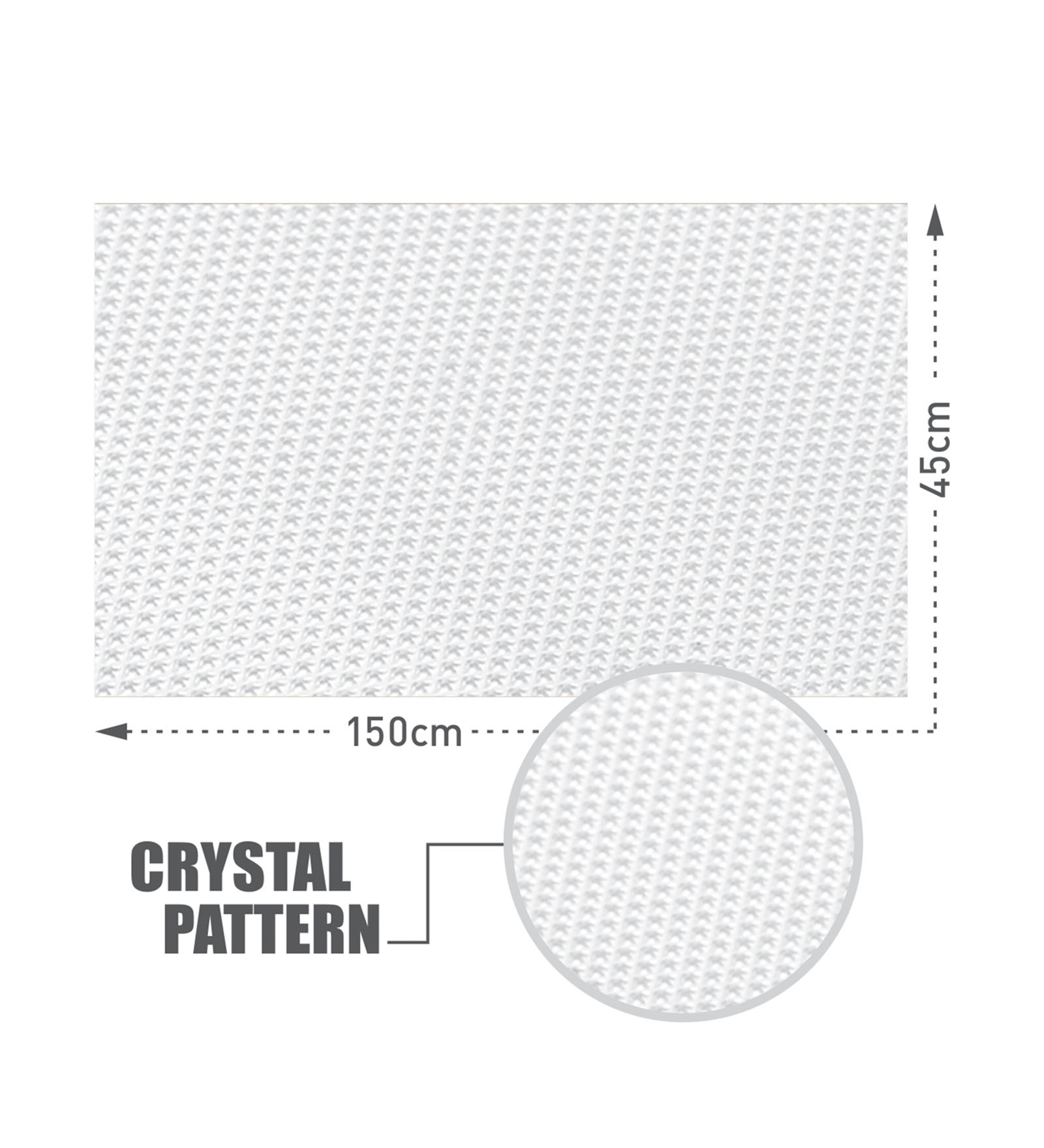 Rio PVC Shelf Liner Clear