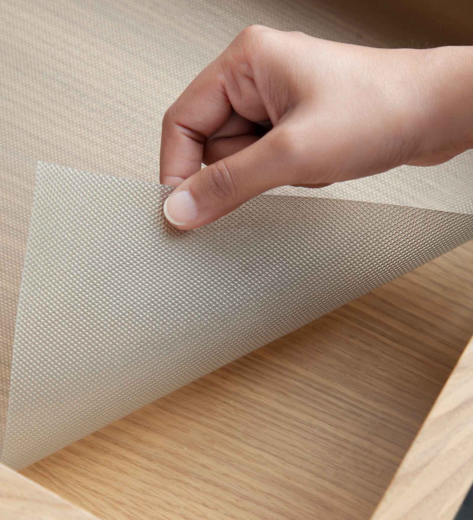 Rio PVC Shelf Liner Grey