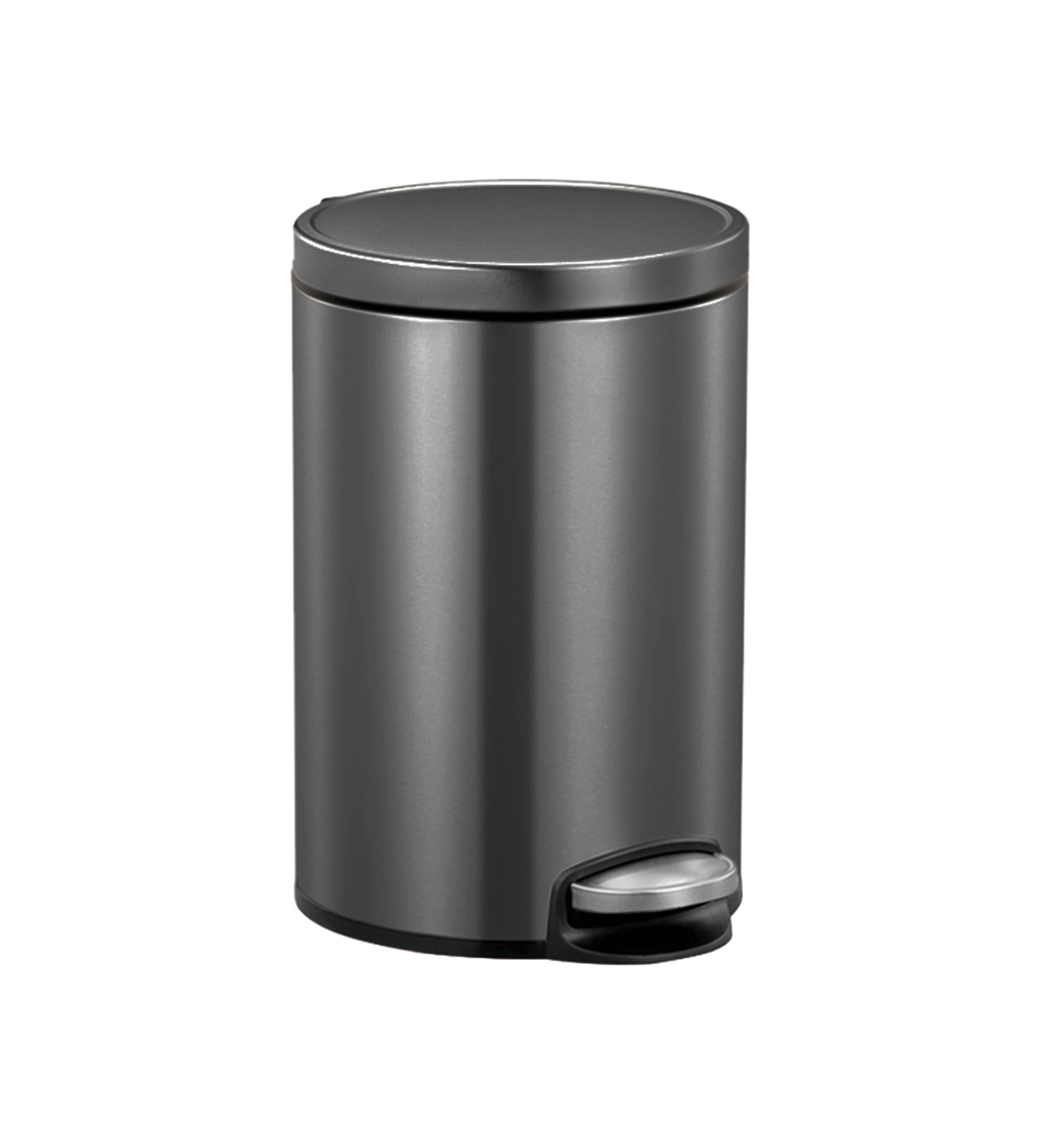 Eko 9115 Artistic Soft Close Fingerprint Resistant Step Bin Black Steel