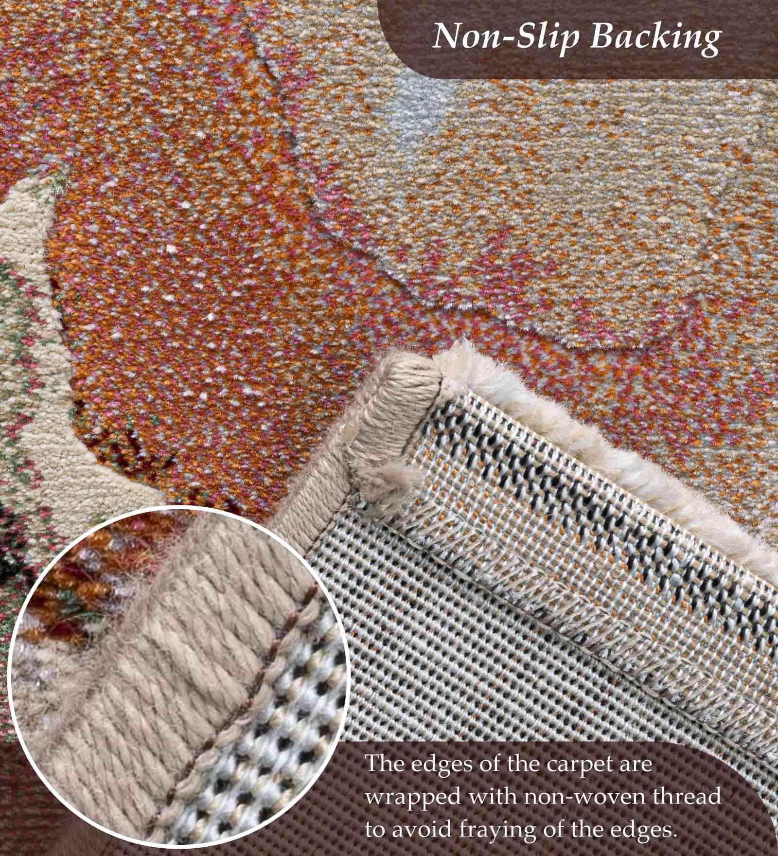 Aquarius Abstract Machine Made Carpet Olive