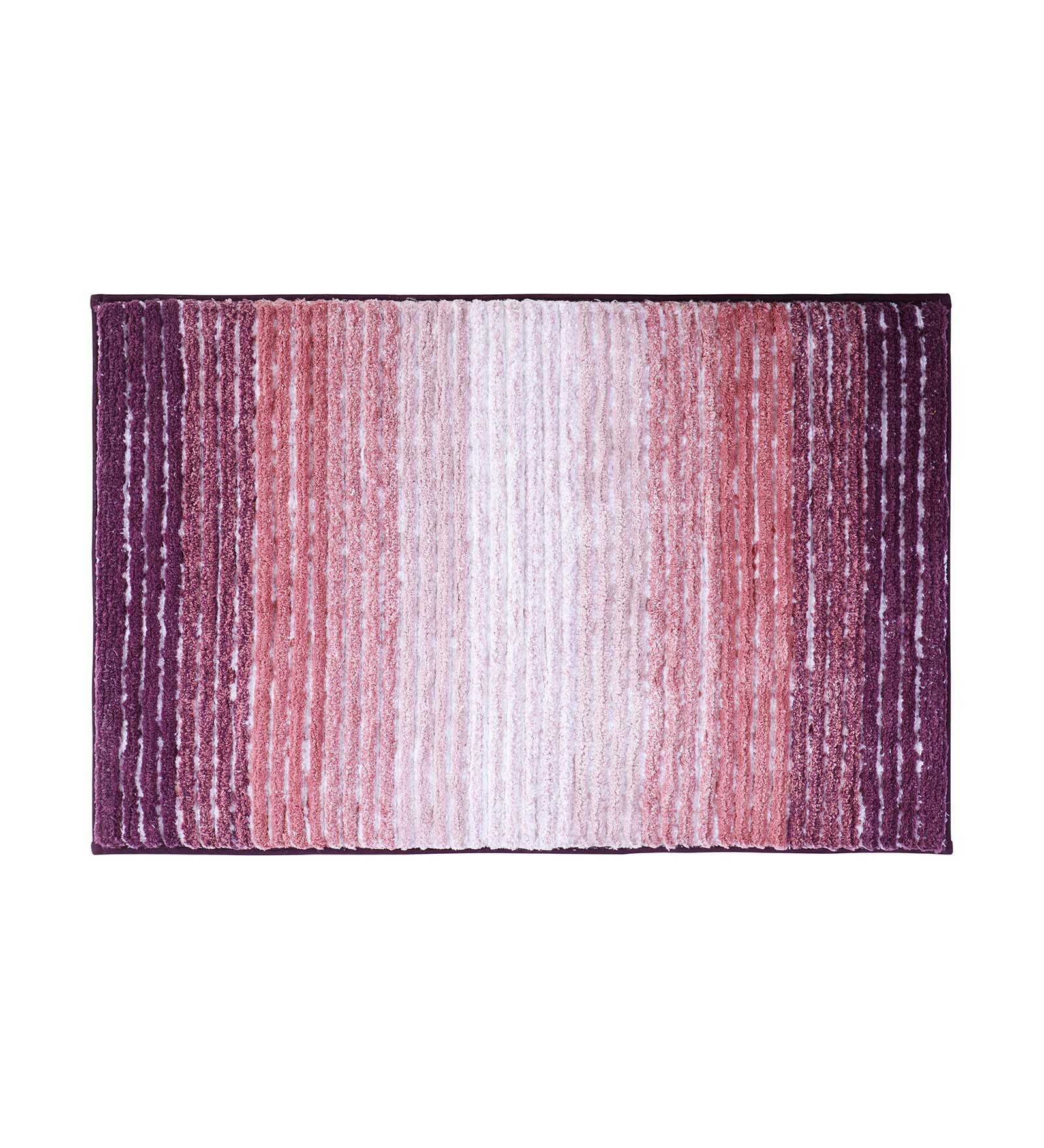Hermosa Quick Dry Anti Skid Bath Mat Mauve