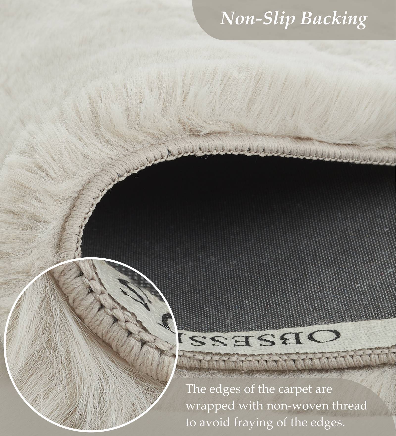 Angola 2 Solid Bedside Runner Stone