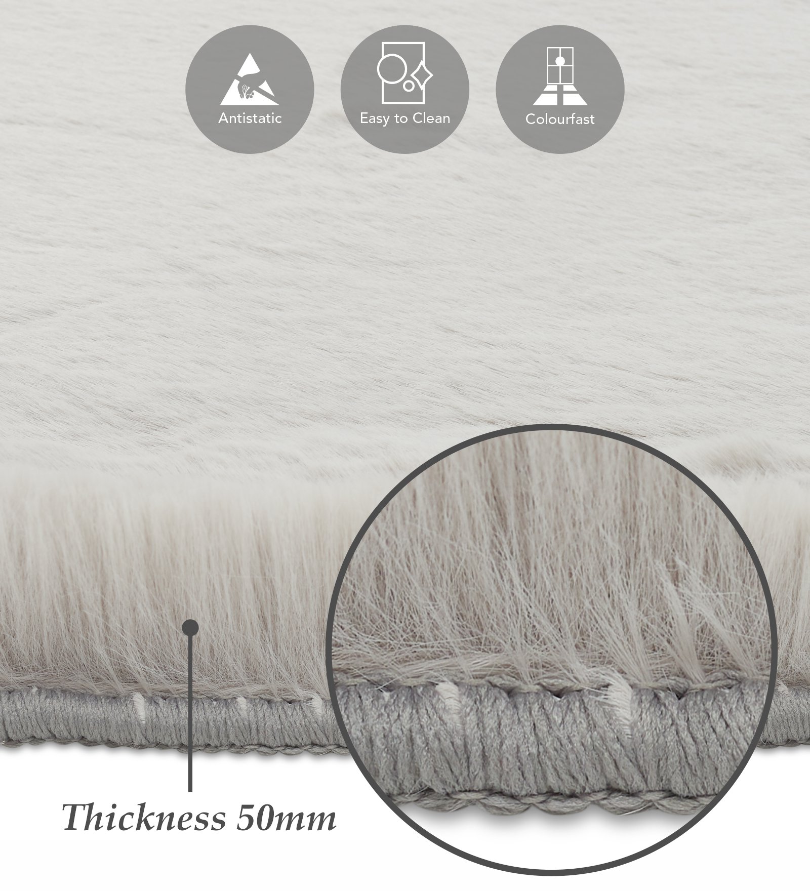 Angola 2 Solid Machine Made Carpet Silver