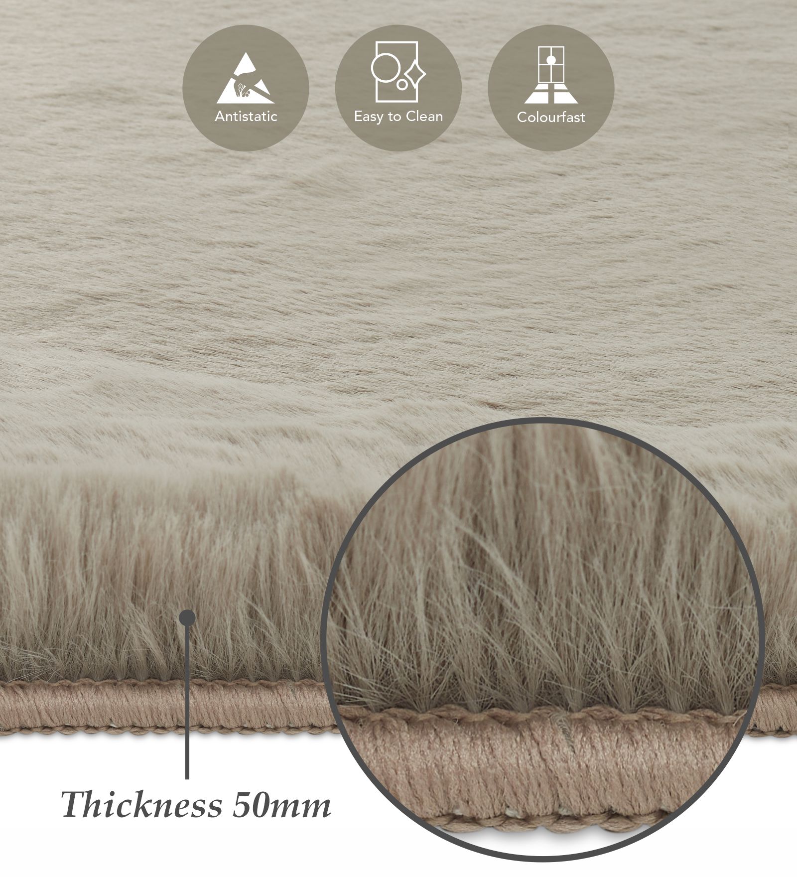 Angola 2 Solid Machine Made Carpet Pista