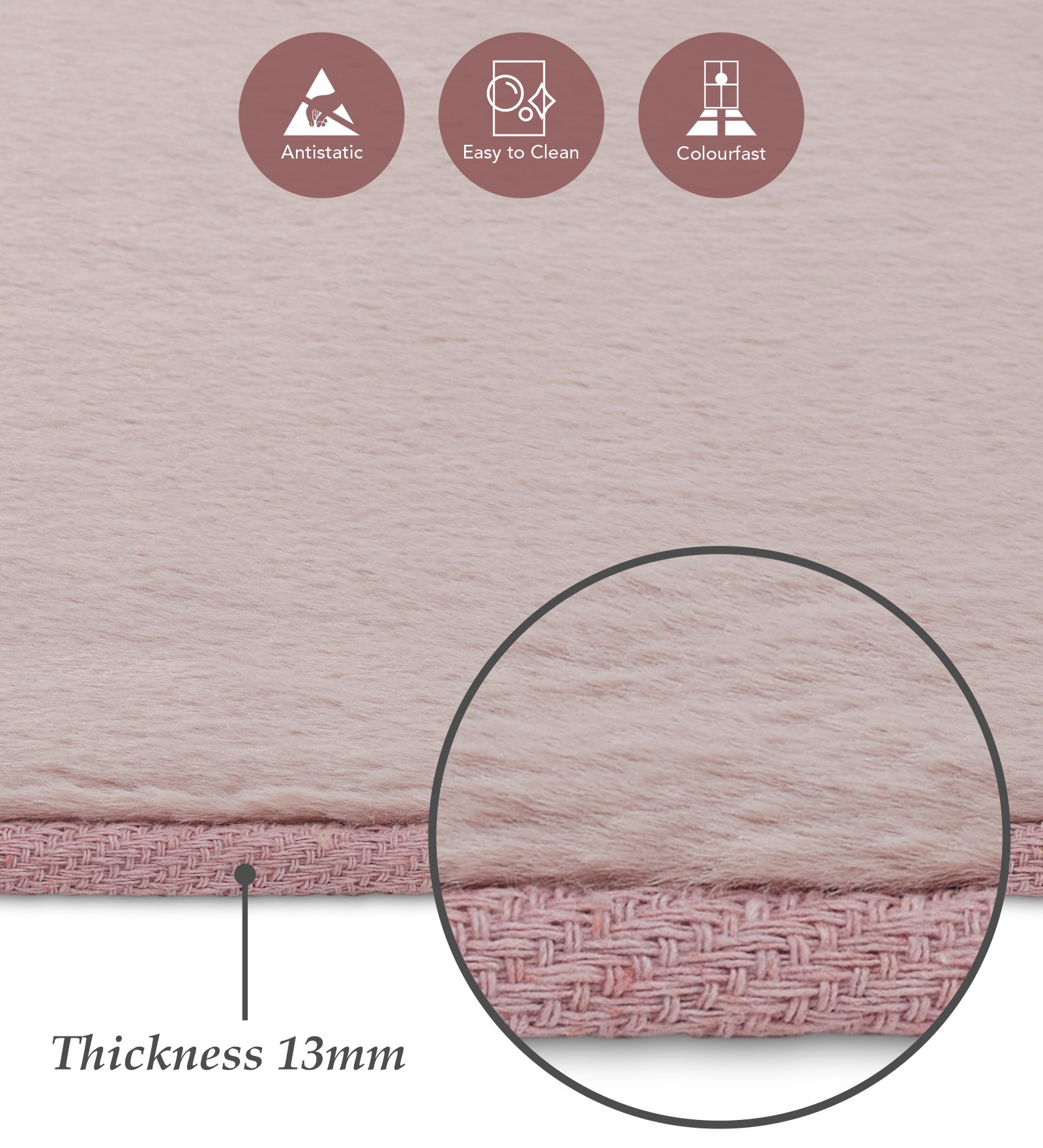 Oslo Jr Rabit Fur Runner Baby Pink