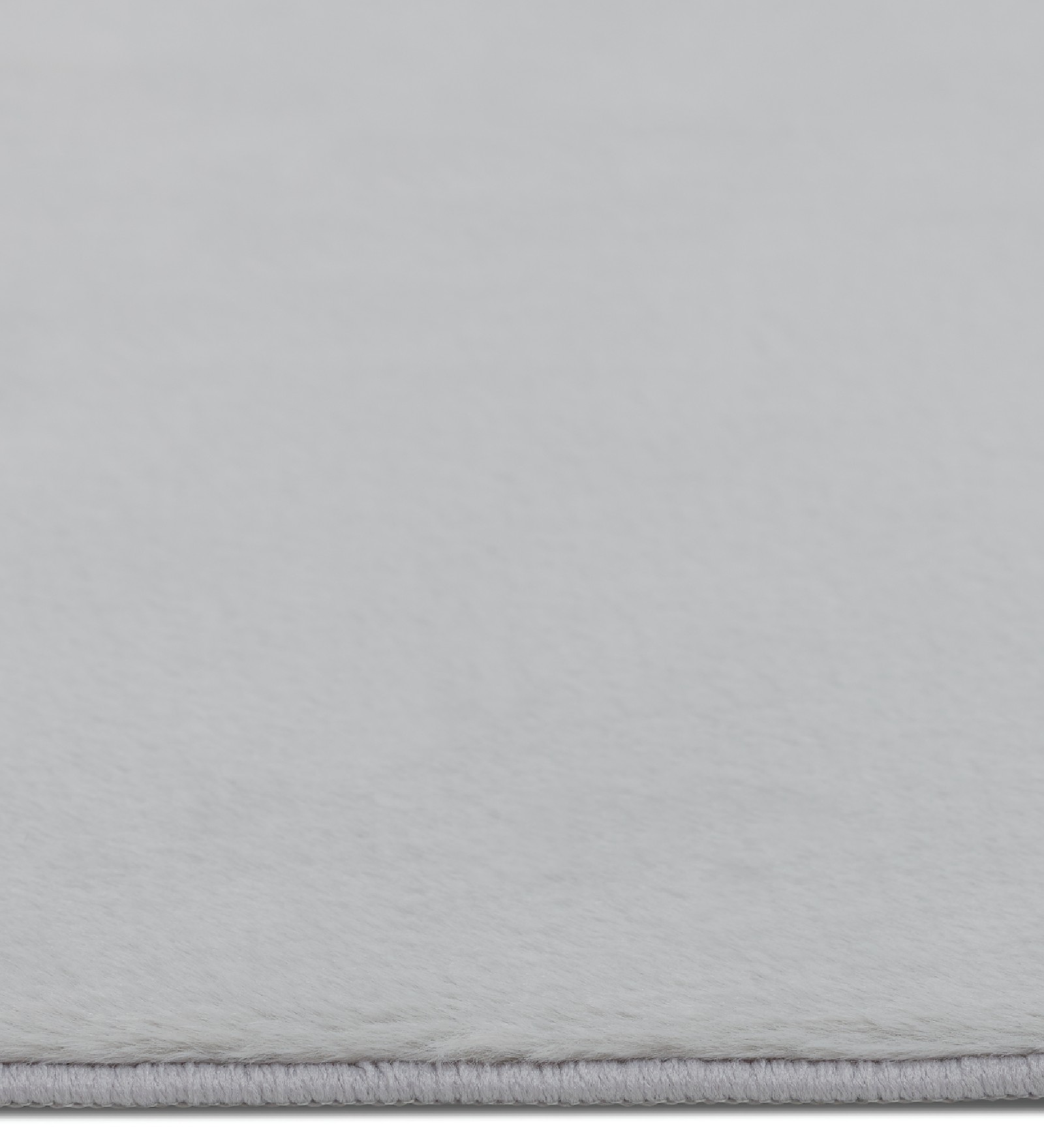 Oslo Jr Rabit Fur Carpet Silver