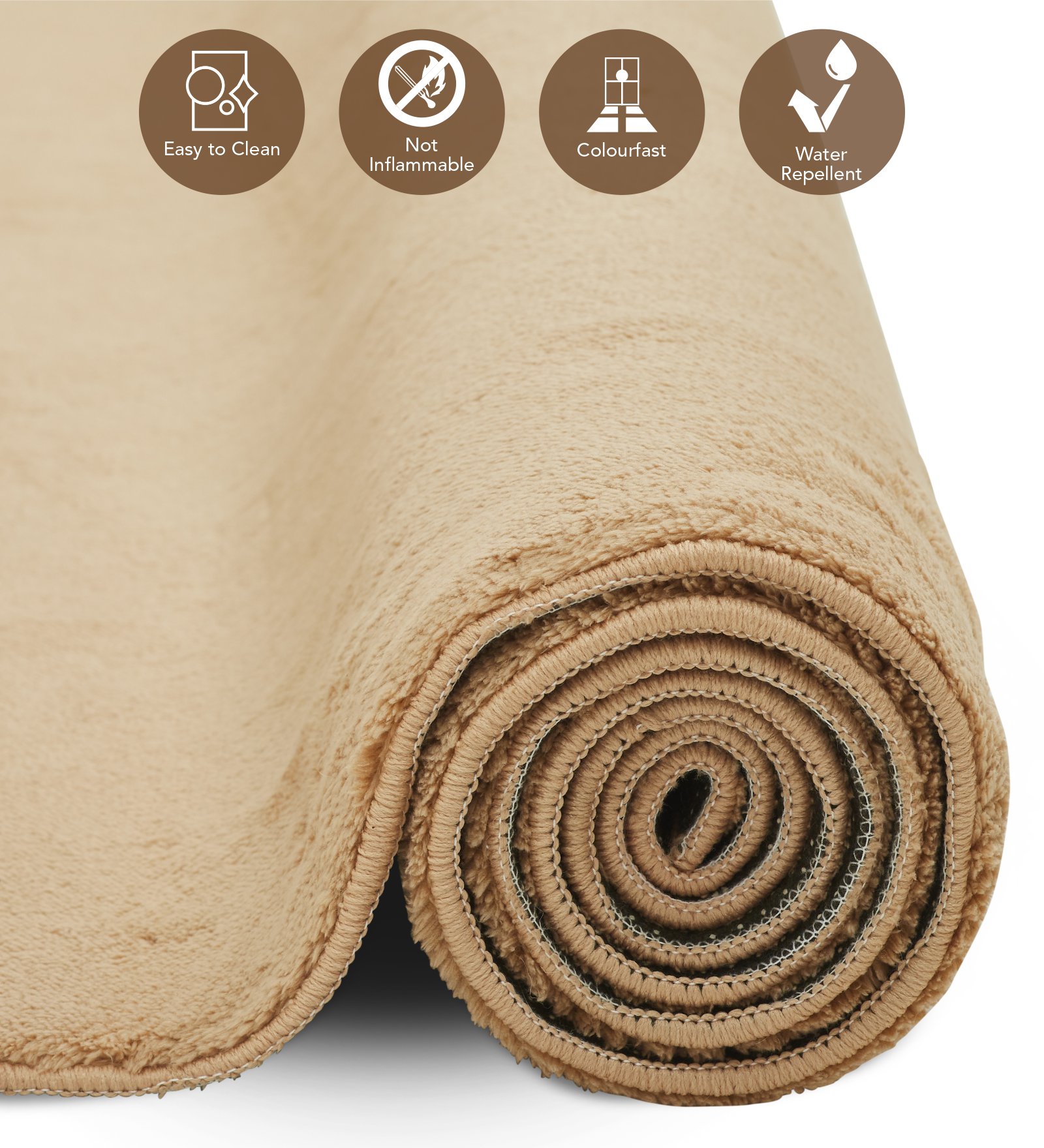 Poco Solid Carpet Beige