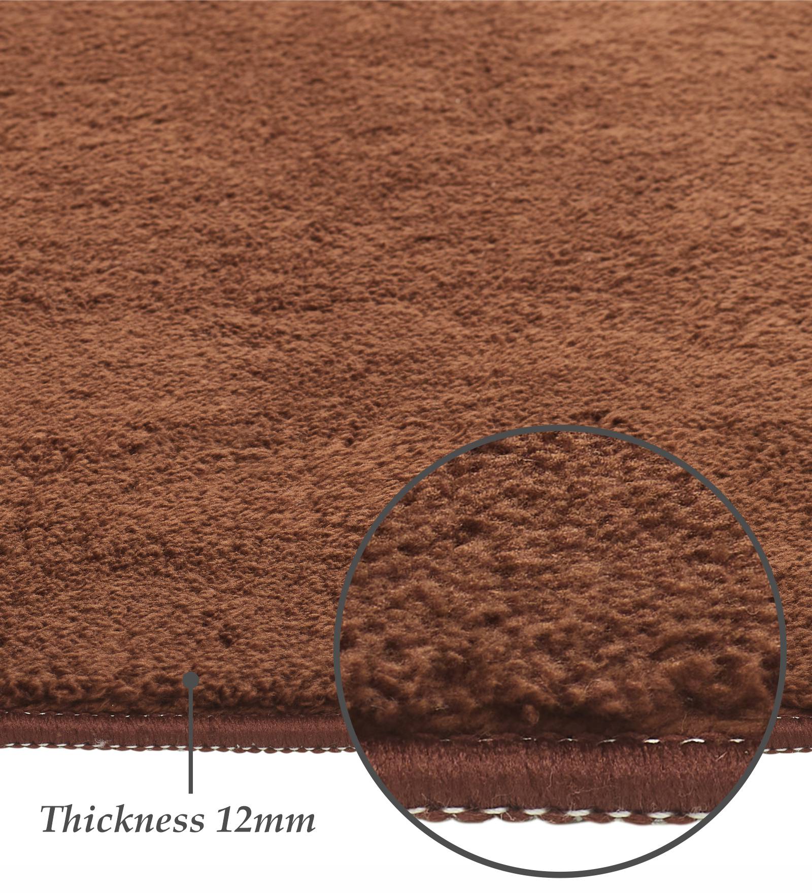 Poco Solid Carpet Brown