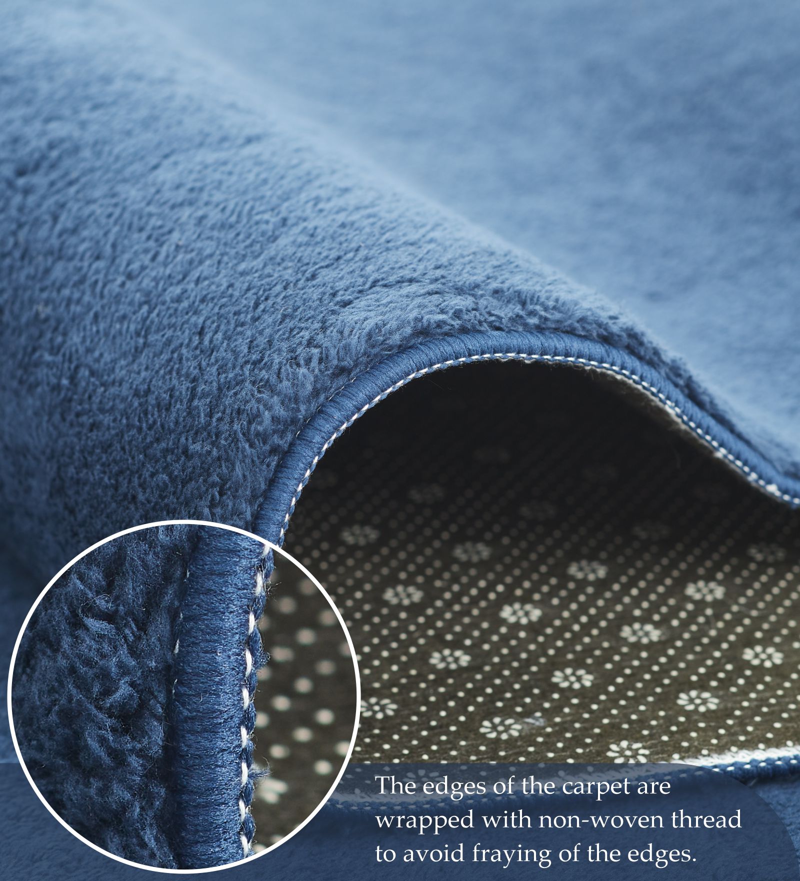 Poco Solid Carpet Blue