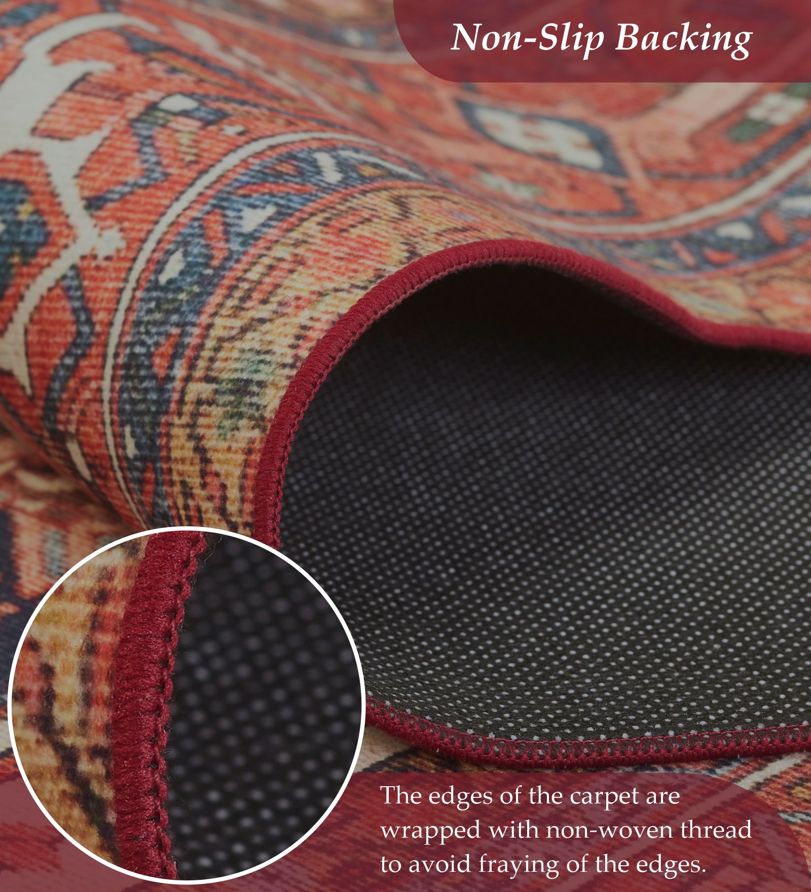 Pop Classical Carpet Cream and Rust