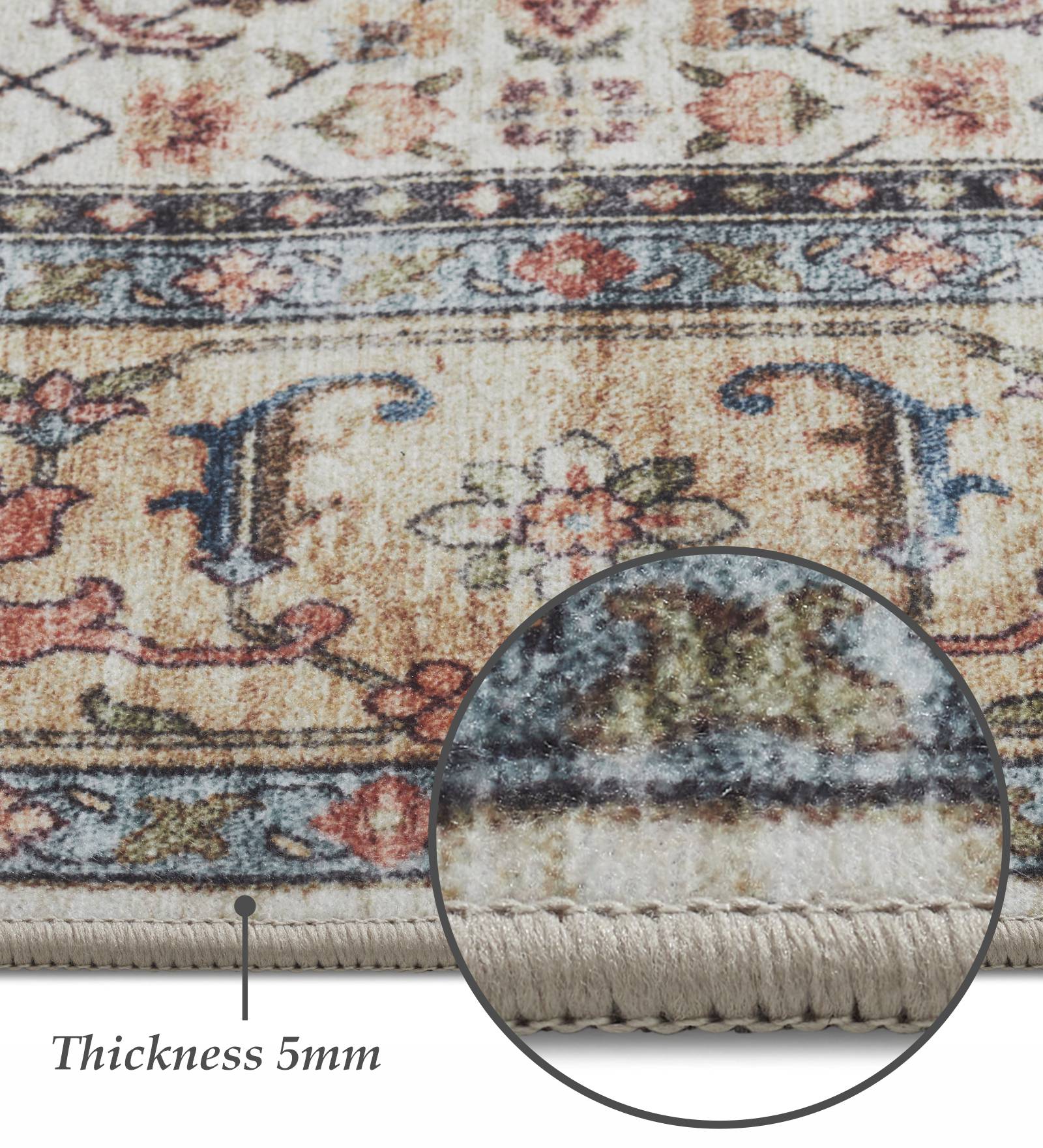 Pop Classical Carpet Beige and Cream