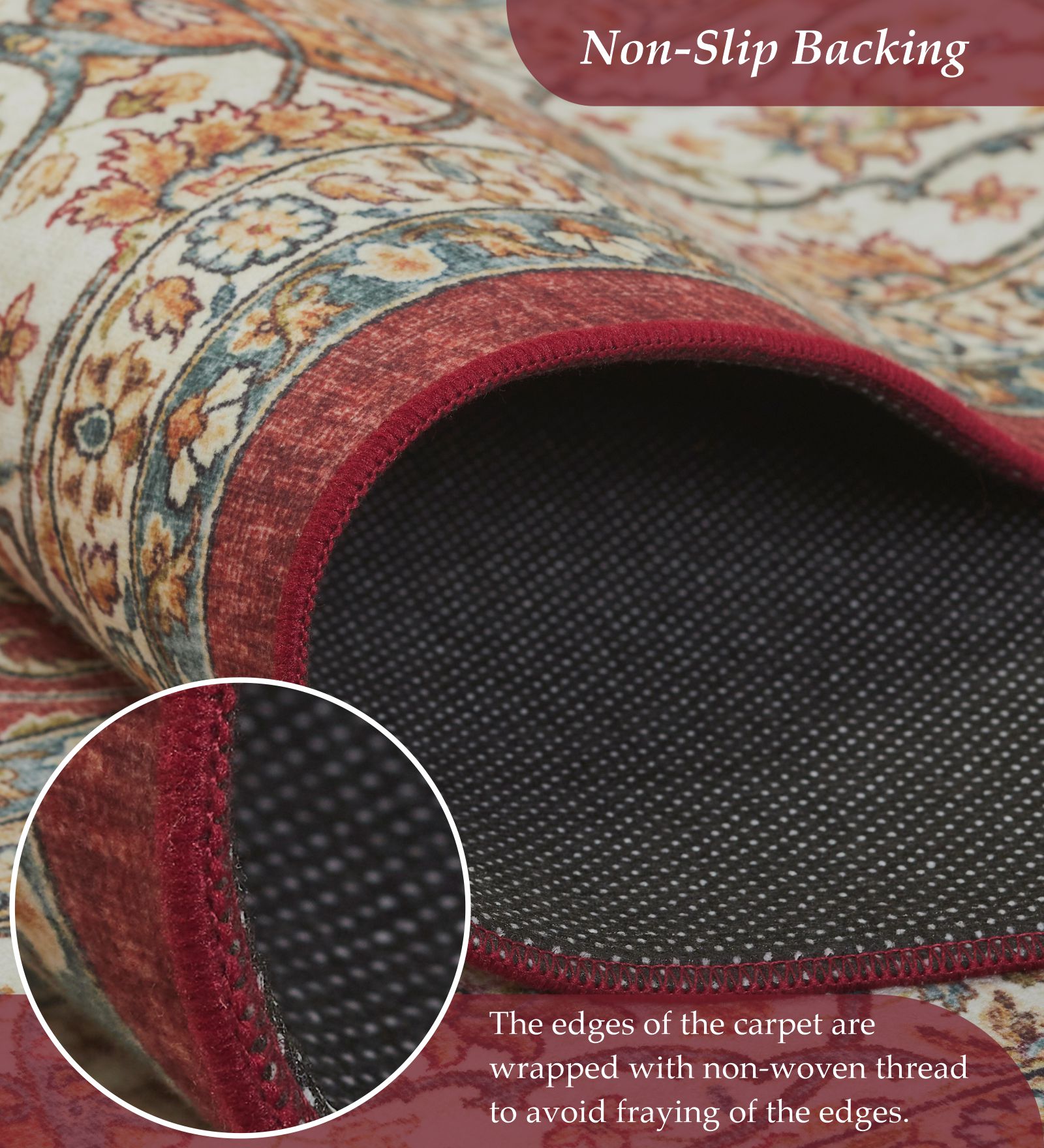 Pop Classical Carpet Beige and Rust