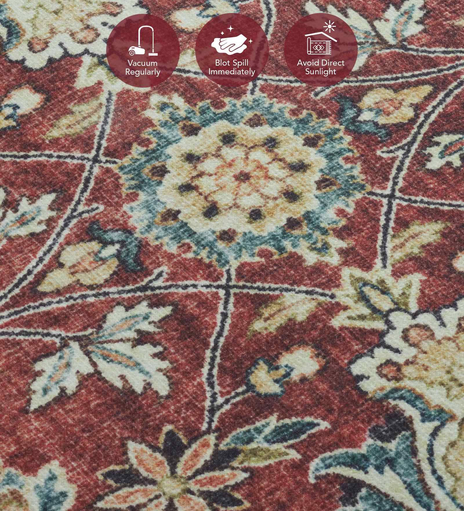 Pop Classical Carpet Beige and Rust