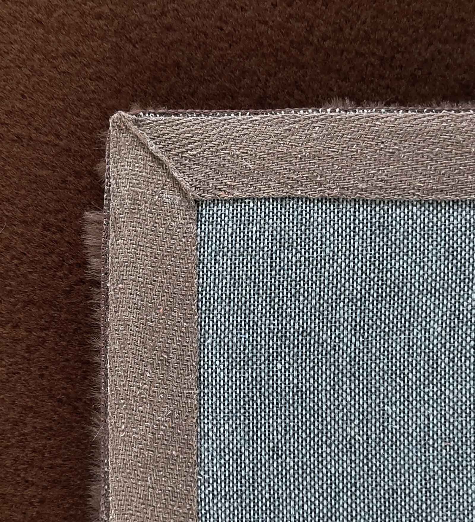 New Oslo Rabit Fur Carpet Light Brown