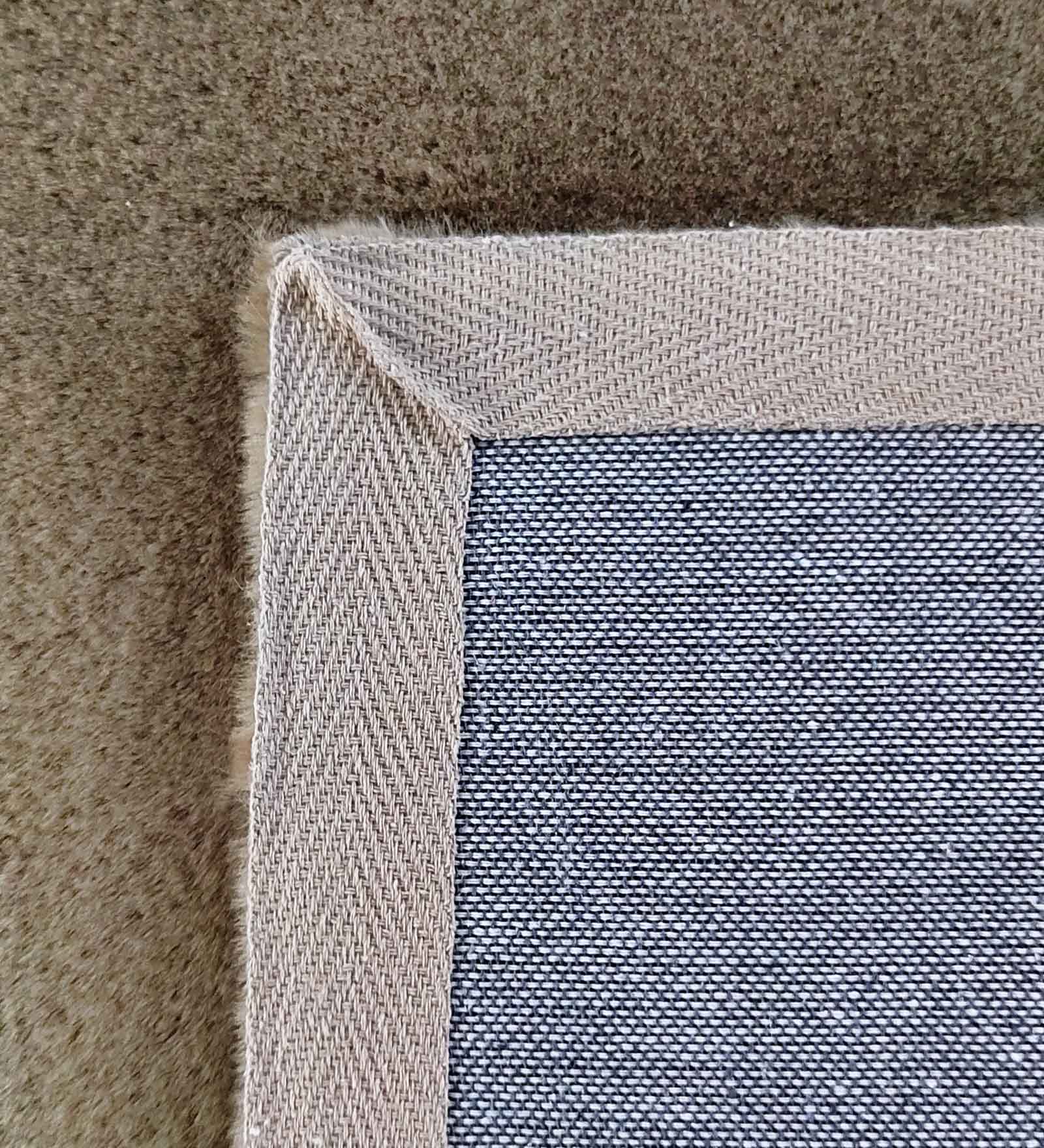 New Oslo Rabit Fur Carpet Olive