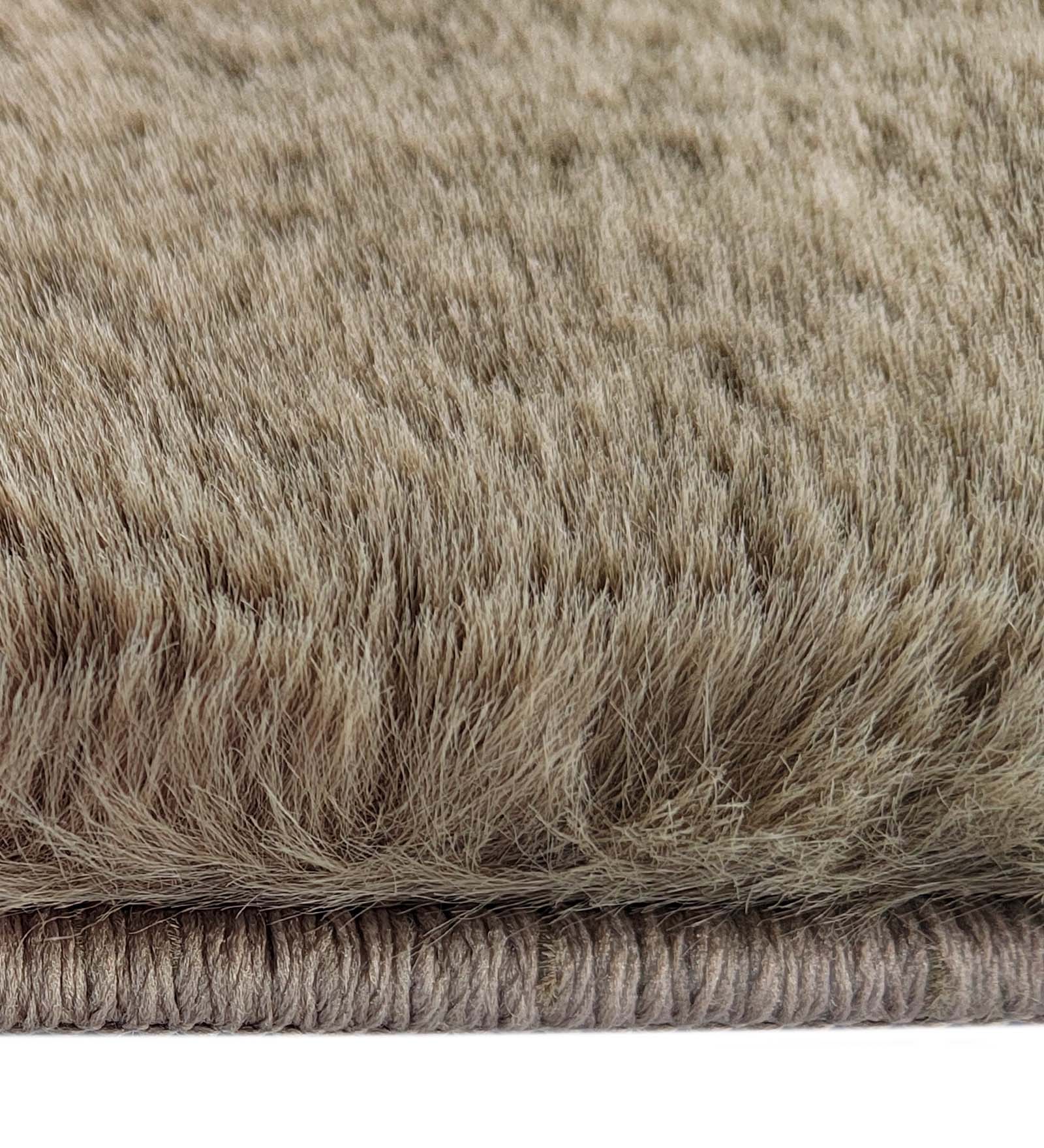 New Oslo Rabit Fur Carpet Olive