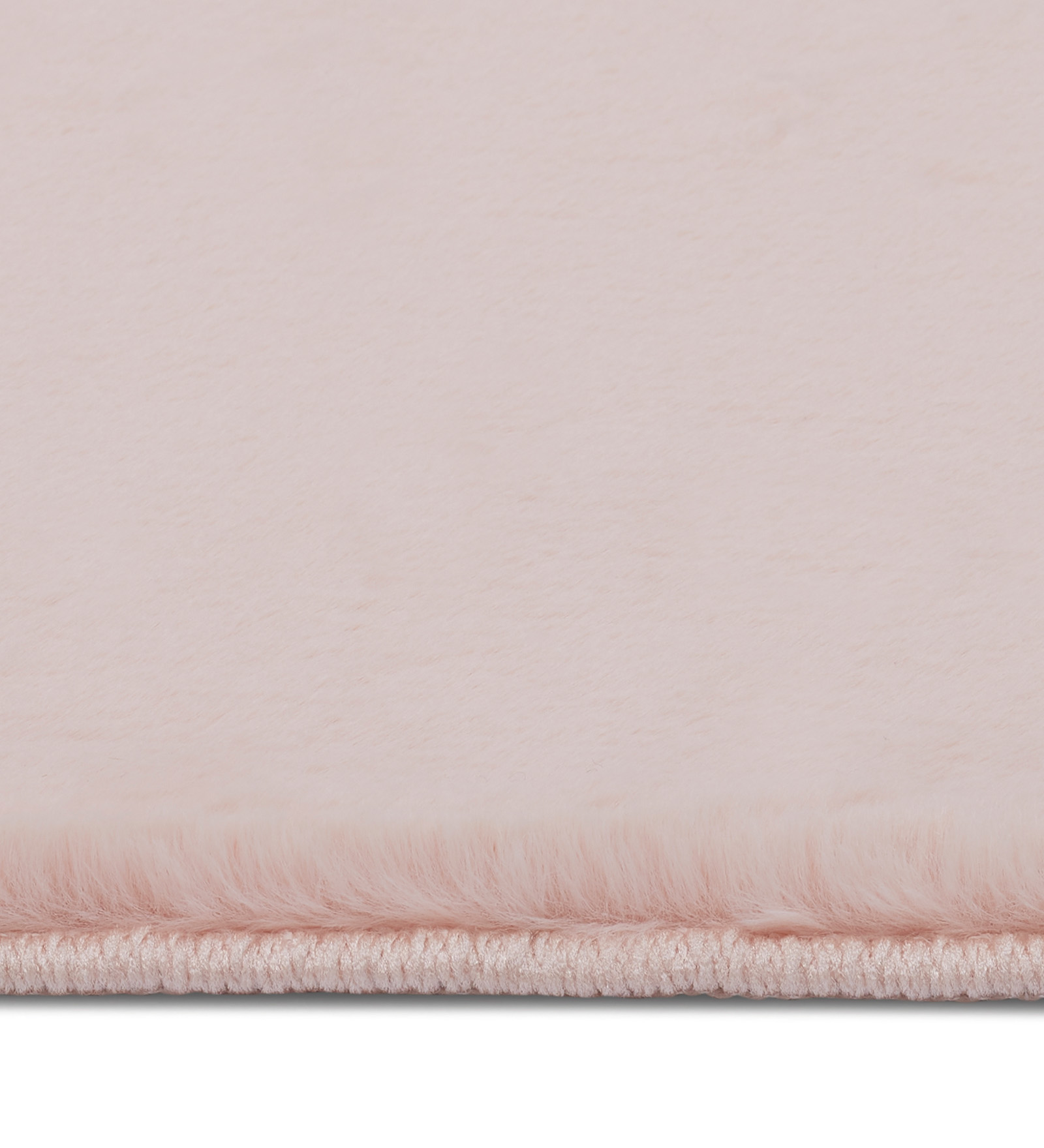 New Oslo Rabit Fur Carpet Peach