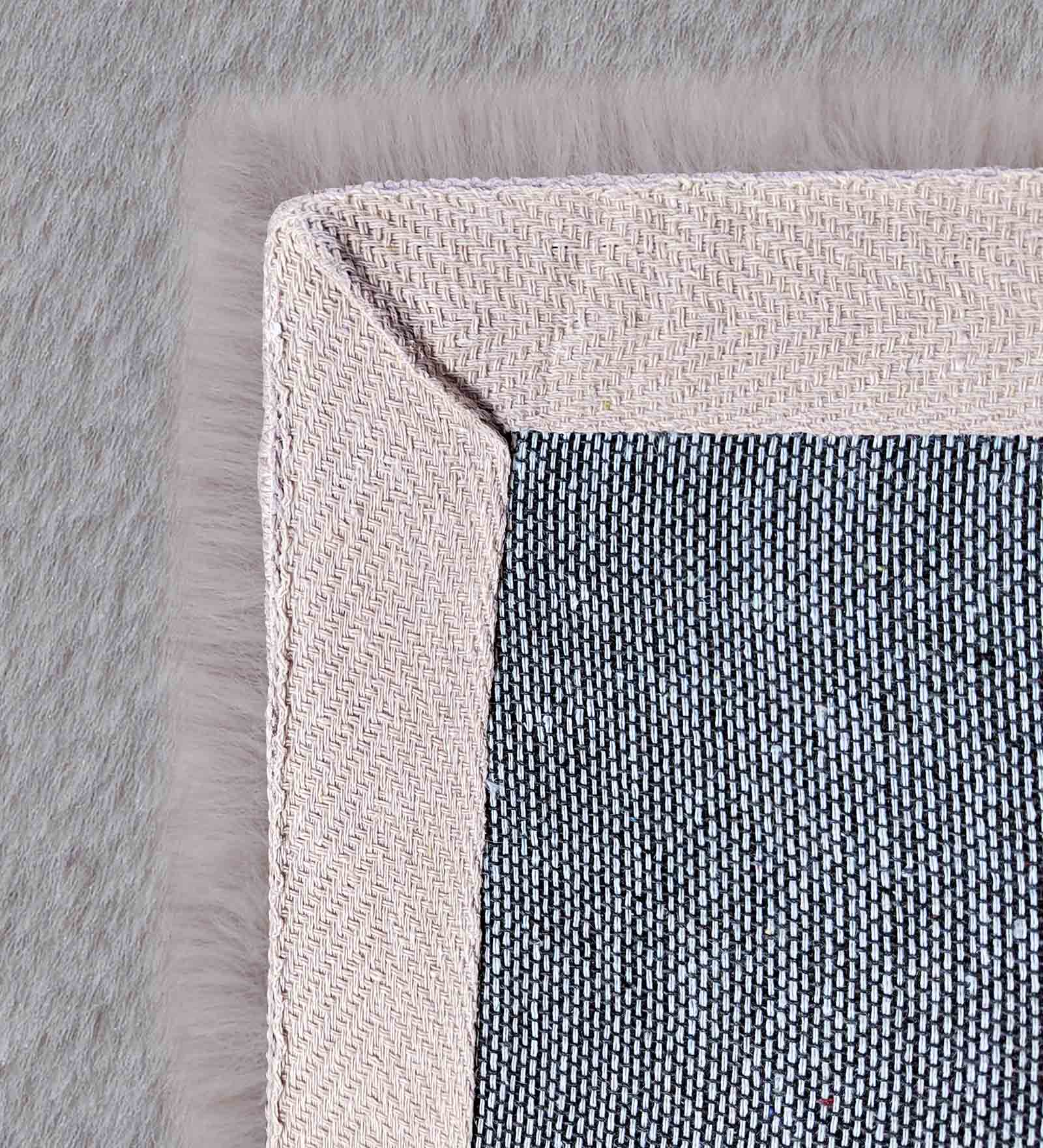 New Oslo Rabit Fur Carpet Stone