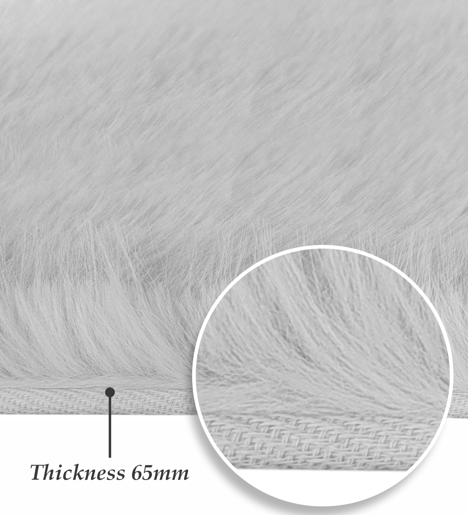 Hudson Shaggy Carpet Cream