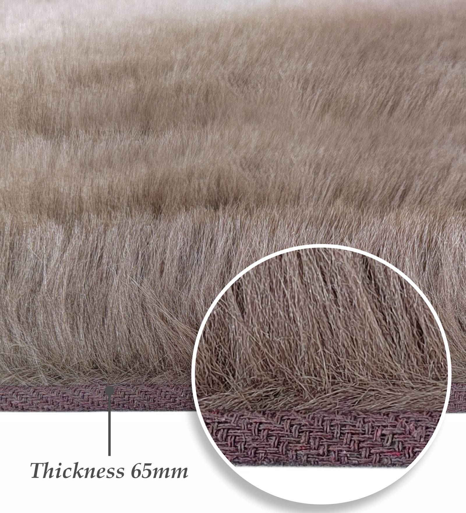 Hudson Shaggy Carpet Brown