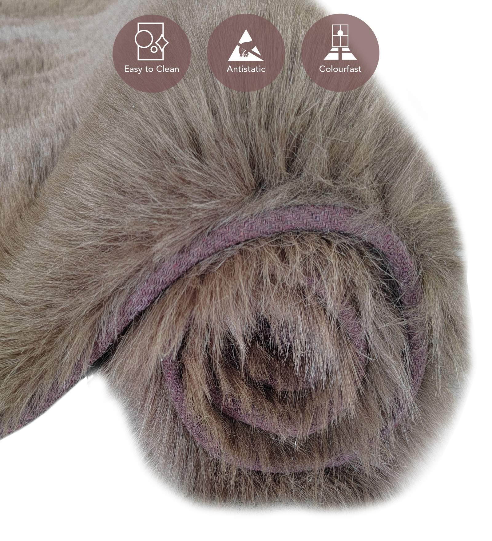 Hudson Shaggy Carpet Brown