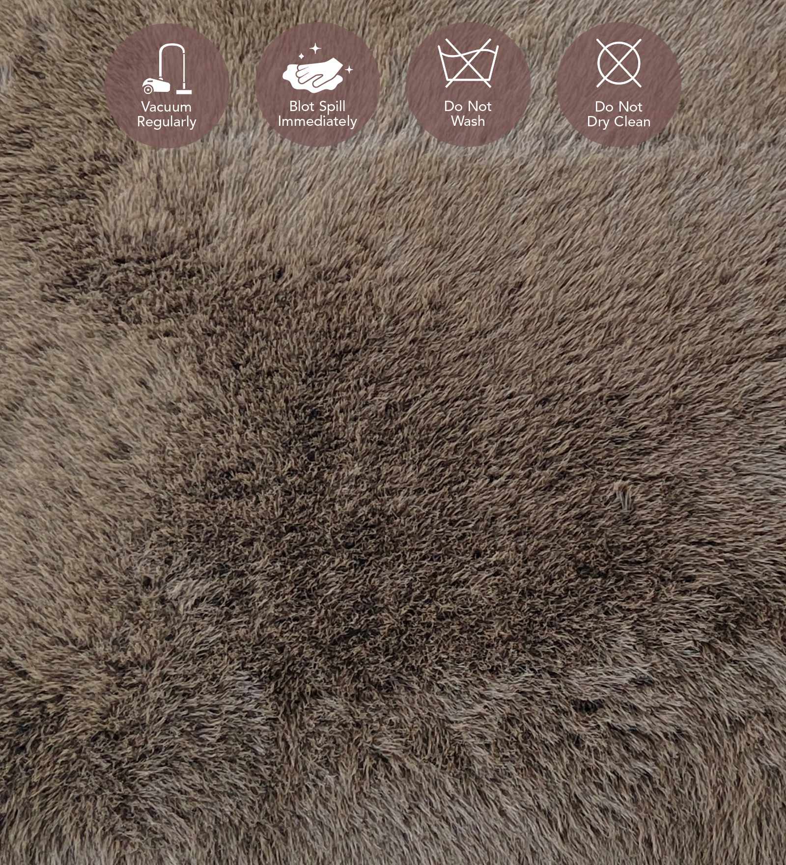 Hudson Shaggy Carpet Brown