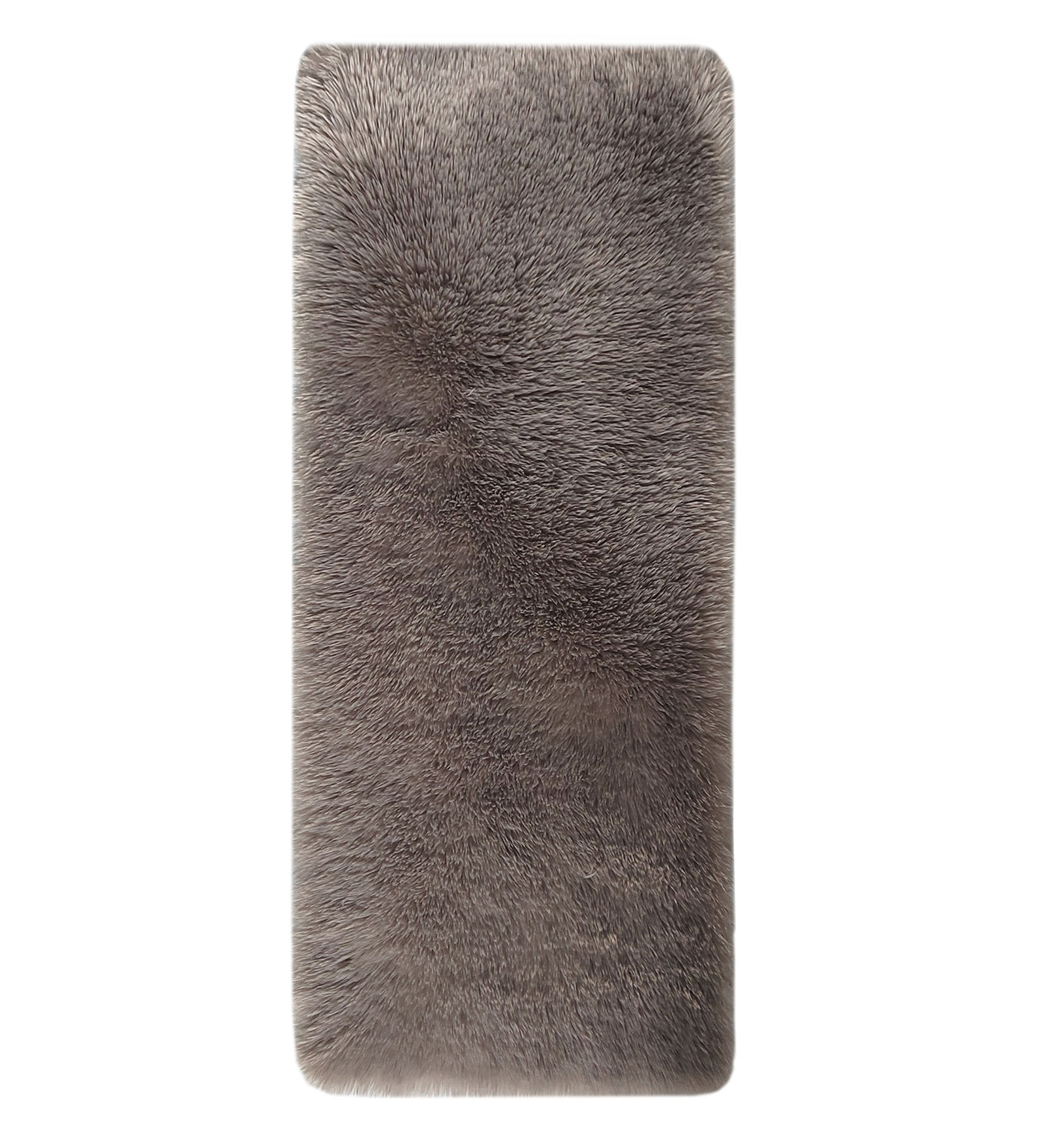 Fiona Solid Bedside Runner Brown