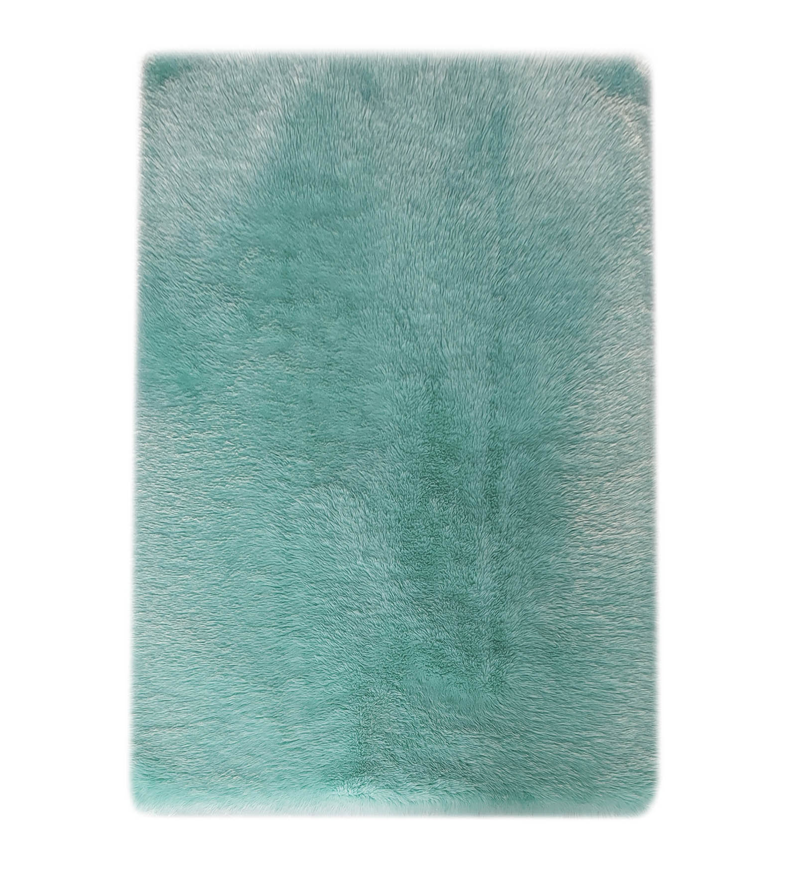 Fiona Solid Machine Made Carpet Teal Blue