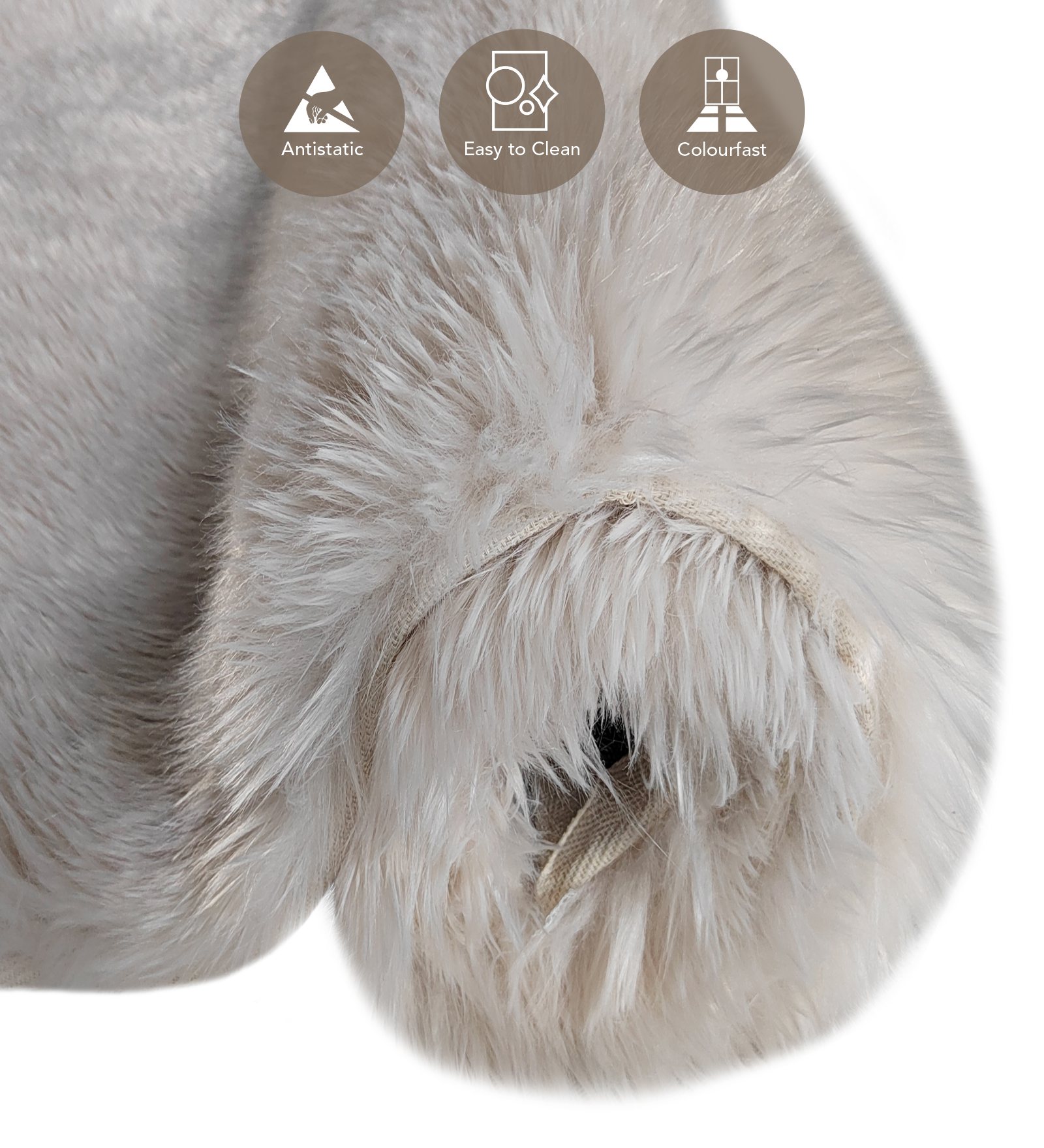 Fiona Solid Machine Made Carpet Cream