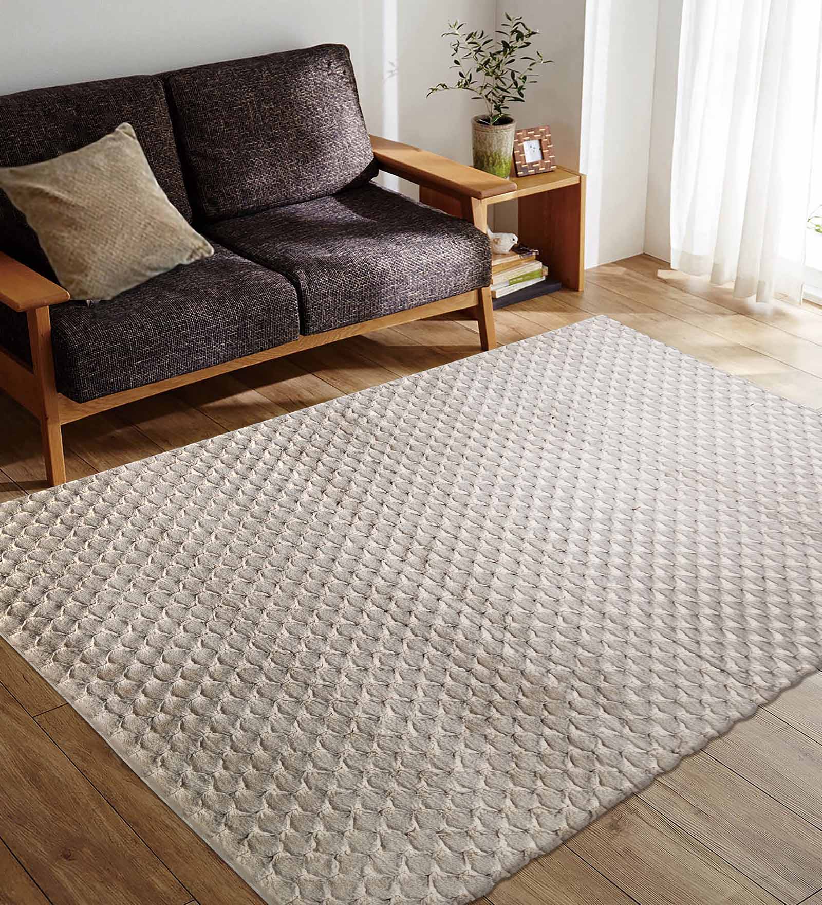 Muffin Solid Carpet Light Beige