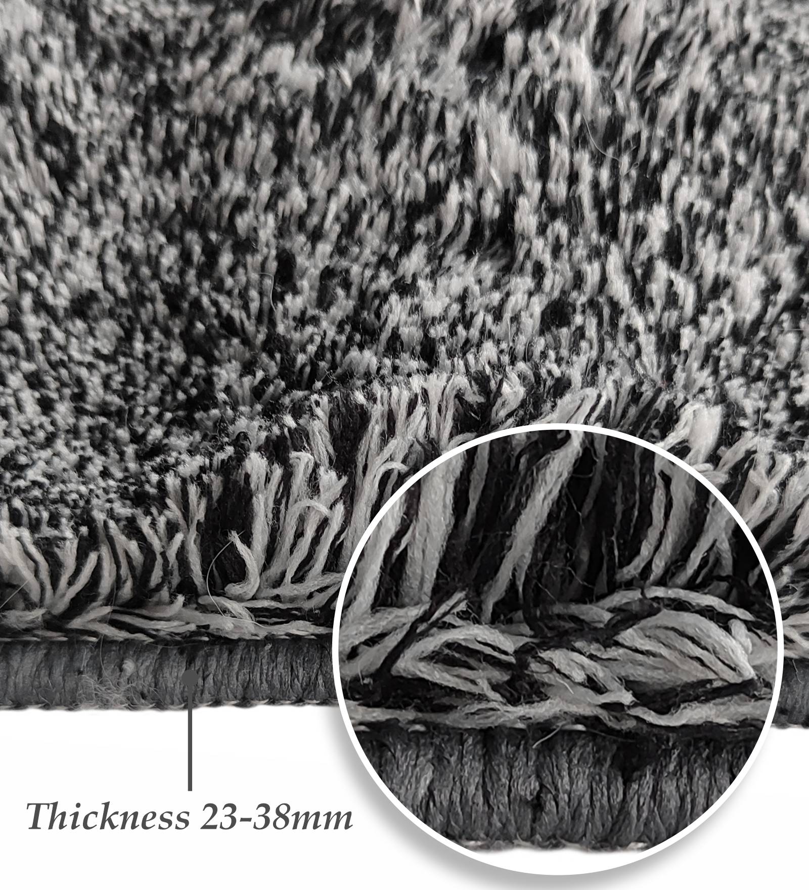 Blaze Solid Carpet Charcoal