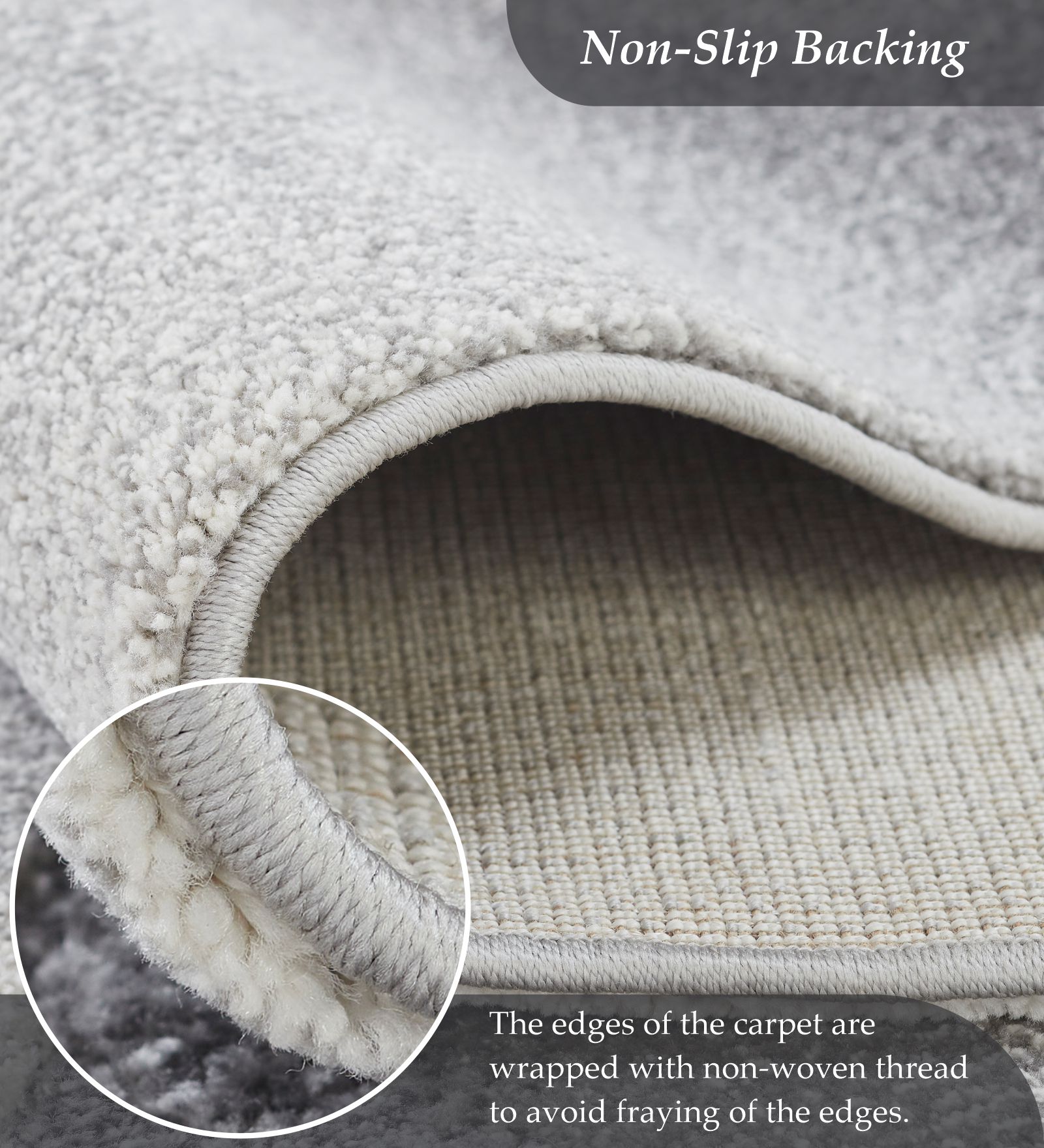 Diamond Polypropylene Abstract Runner D.Grey and Brown