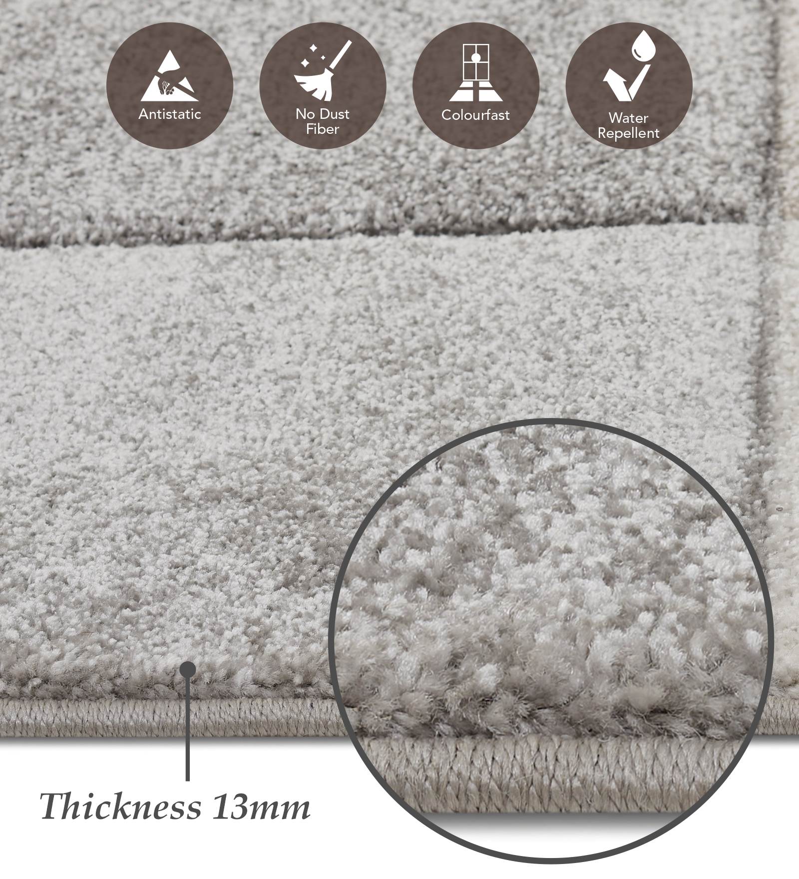 Diamond Geometric Bedside Runner D.Brown and L.Brown