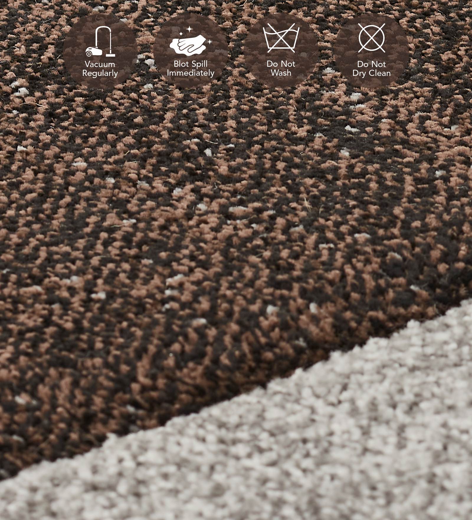 Diamond Geometric Bedside Runner D.Brown and L.Brown