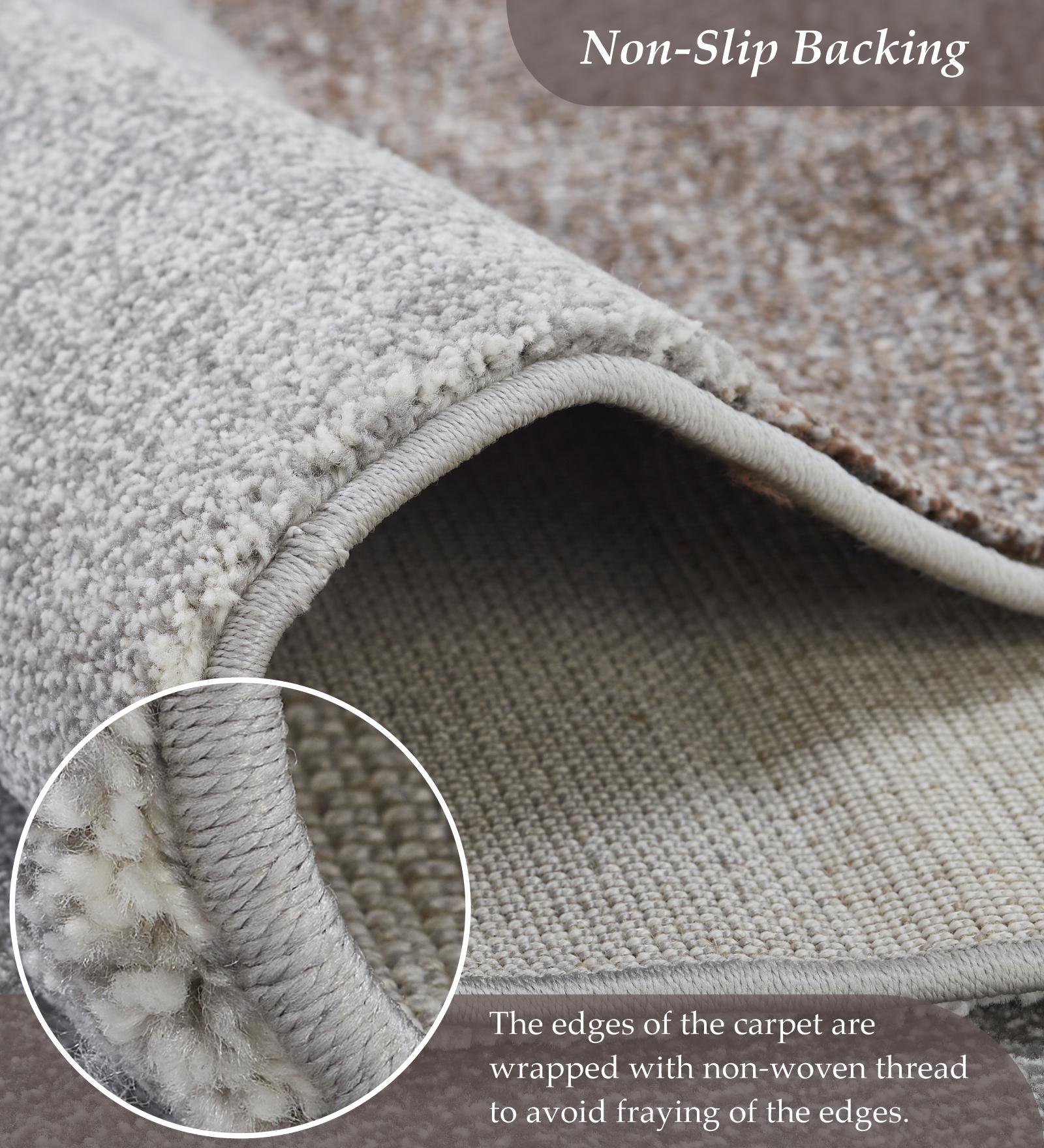 Diamond Polypropylene Abstract Runner D.Brown and Grey