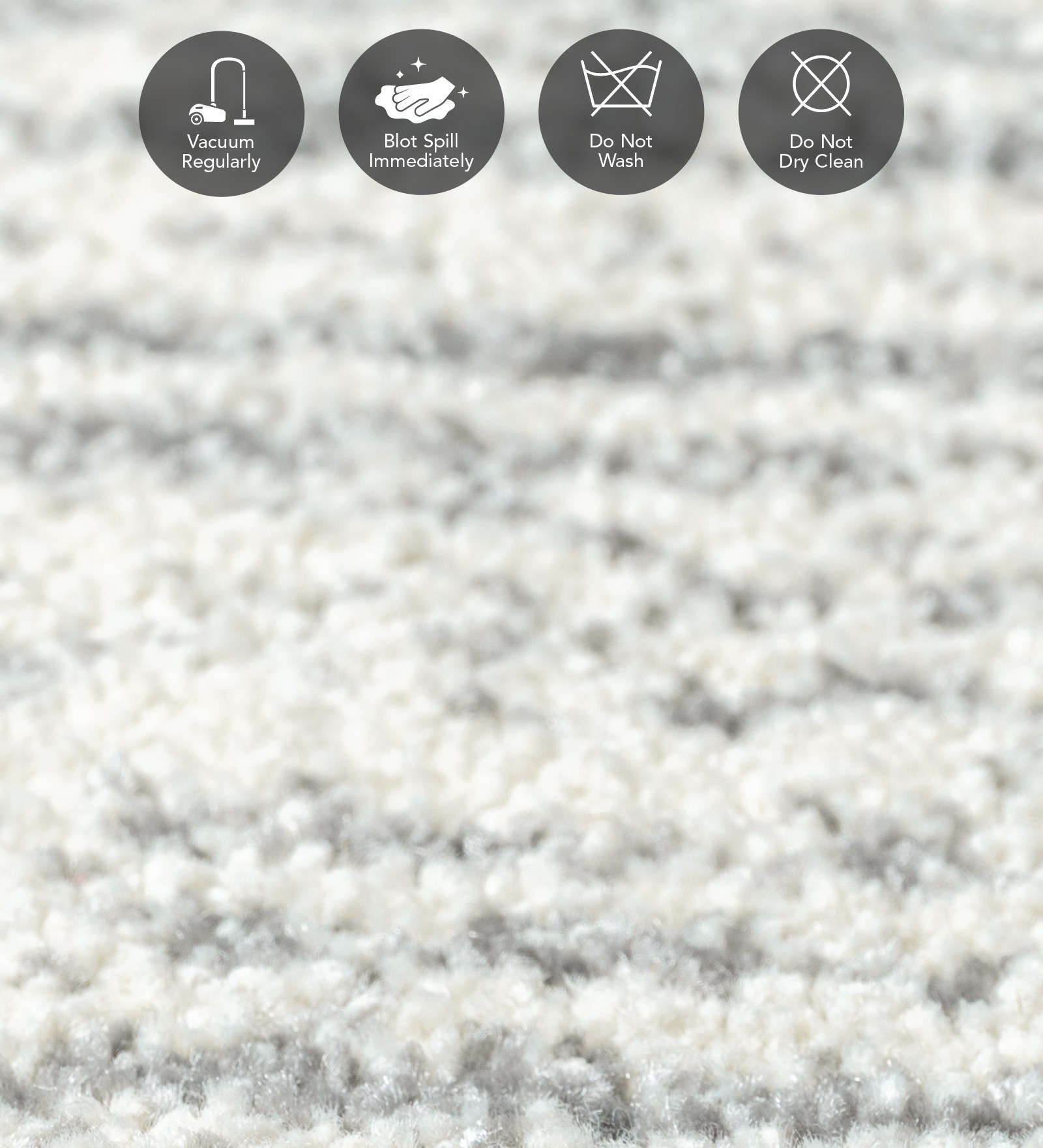 Diamond Geometric Bedside Runner Grey