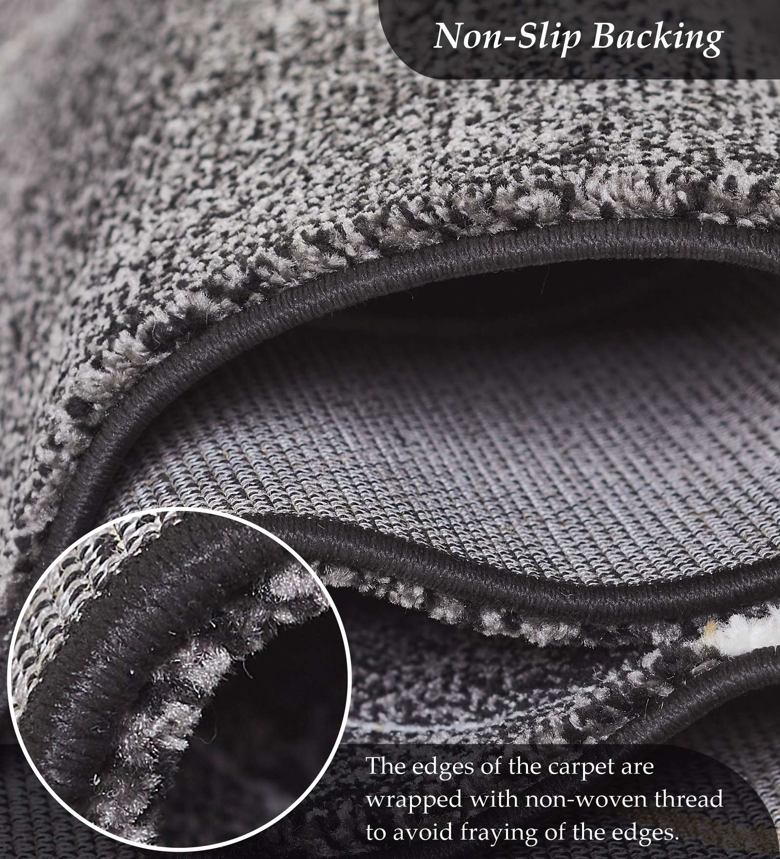 Diamond Geometric Machine Made Carpet Charcoal and Beige