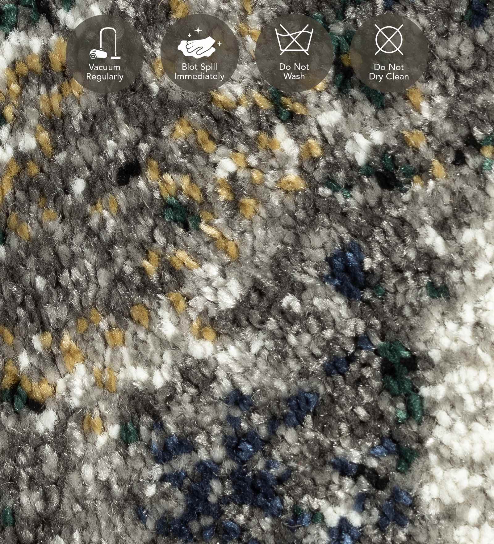 Diamond Abstract Machine Made Carpet Beige