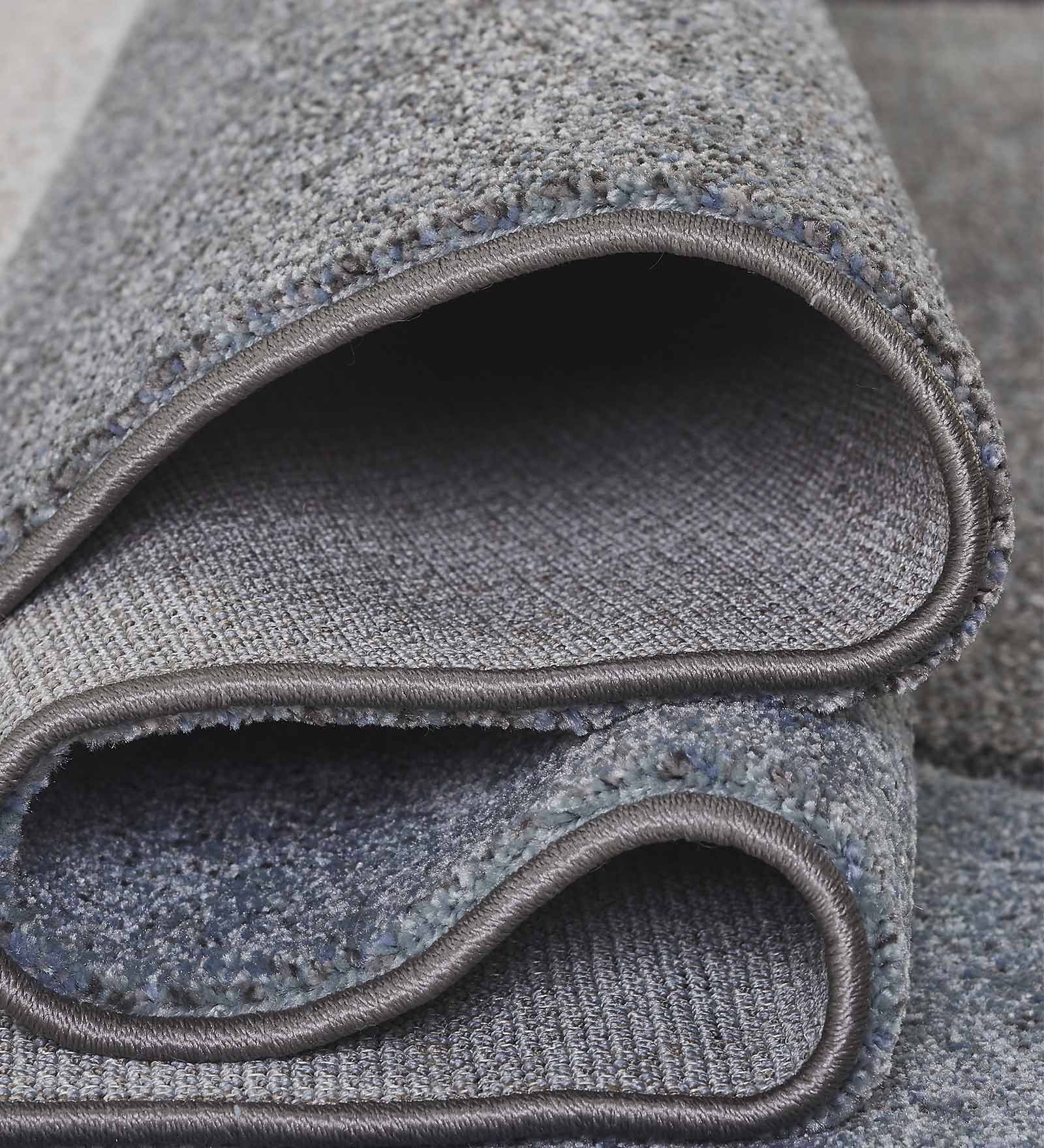 Diamond Geometric Machine Made Carpet L.Blue and Grey