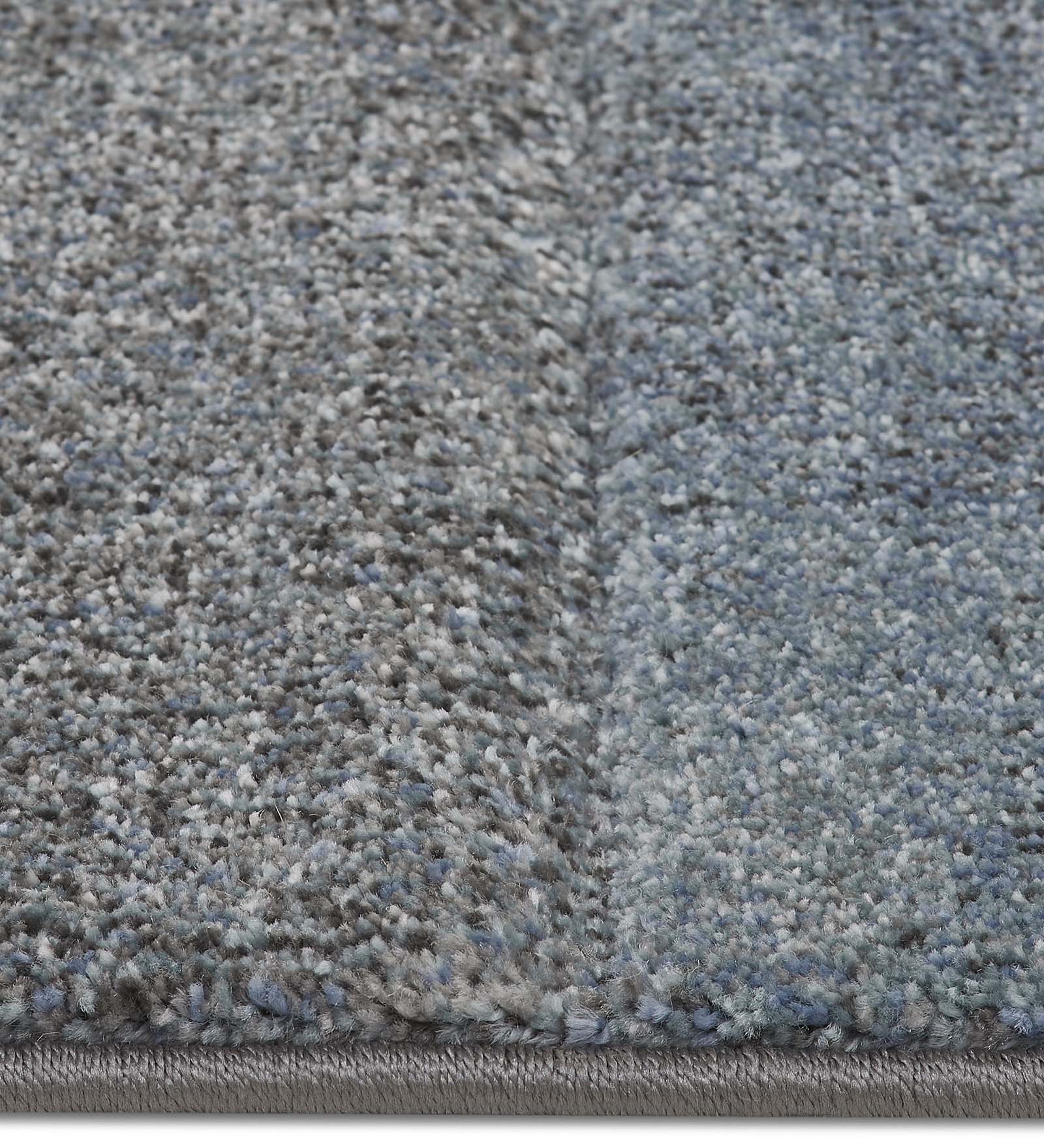 Diamond Geometric Machine Made Carpet L.Blue and Grey