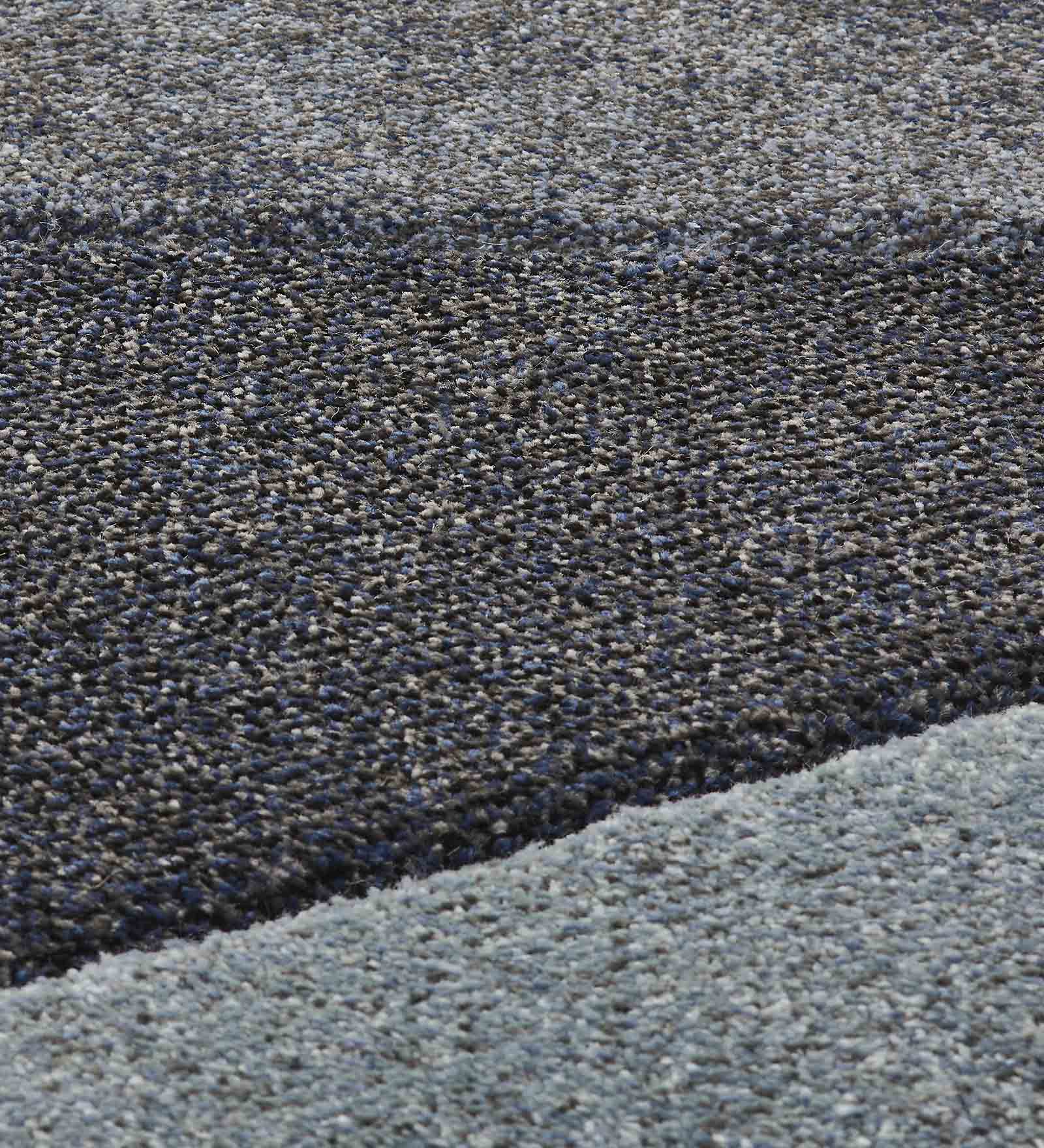 Diamond Geometric Machine Made Carpet L.Blue and Grey