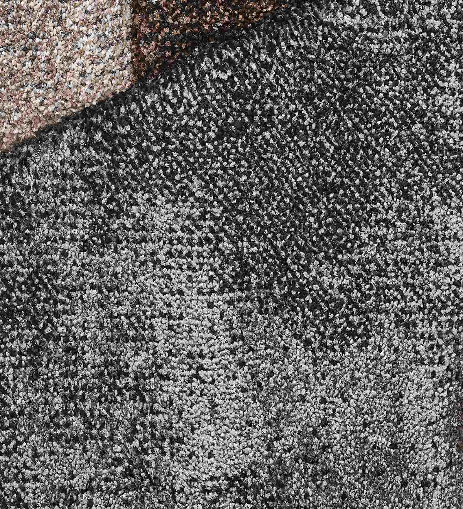 Diamond Geometric Machine Made Carpet D.Brown and L.Brown