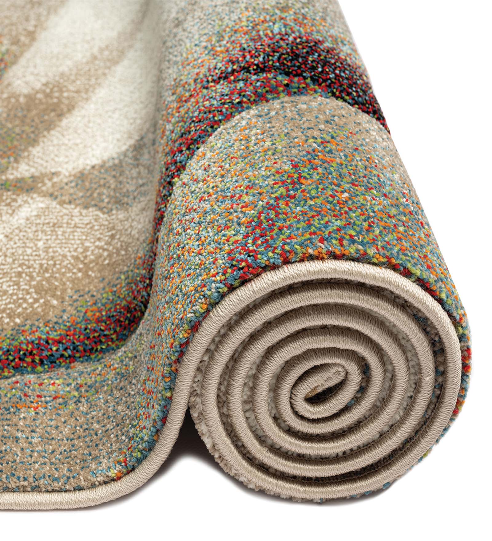 Diamond Abstract Machine Made Carpet Brown Beige